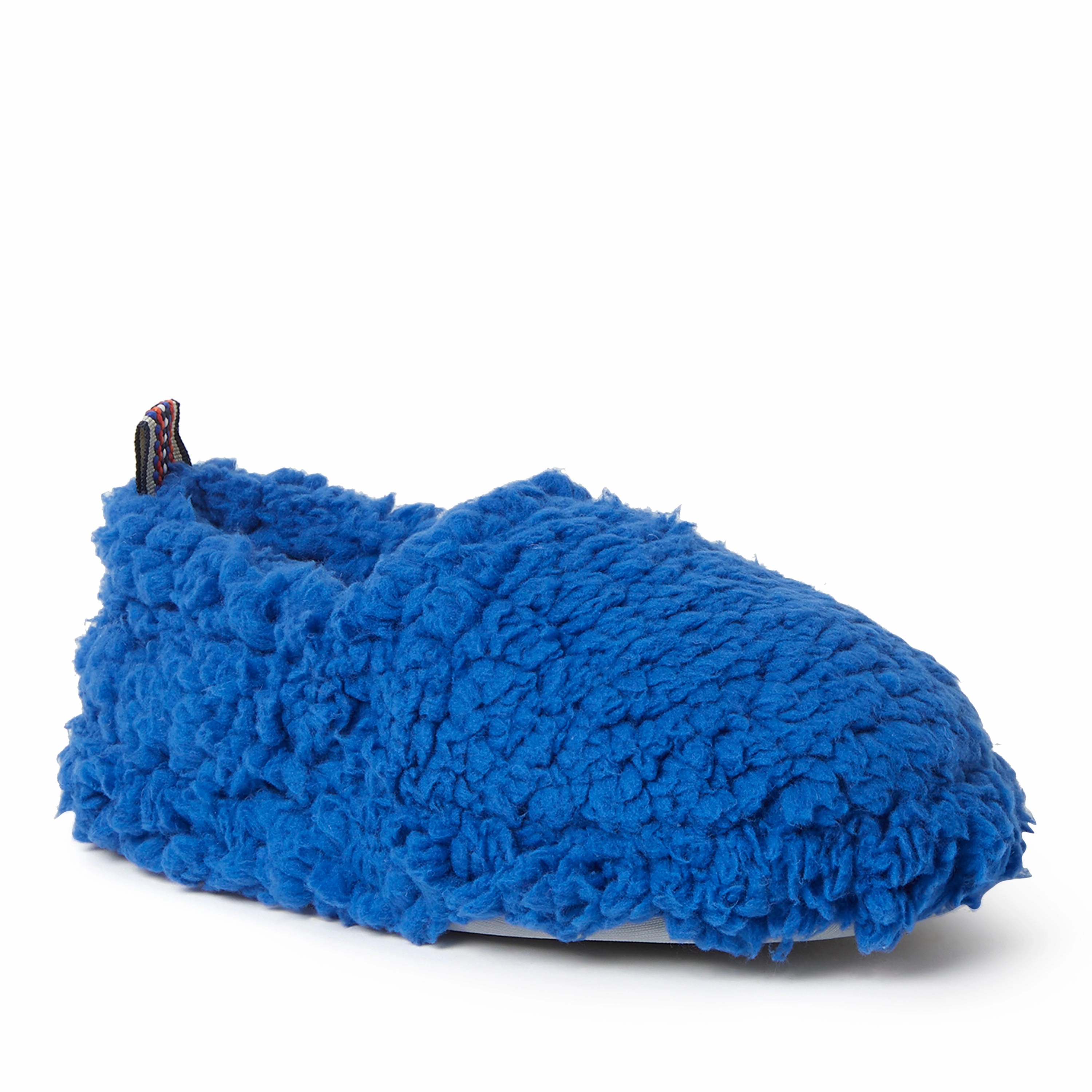 Dearfoams Kid's Skye Pile Closed Back Slipper Hygroscopic Insole Layer No Pressure