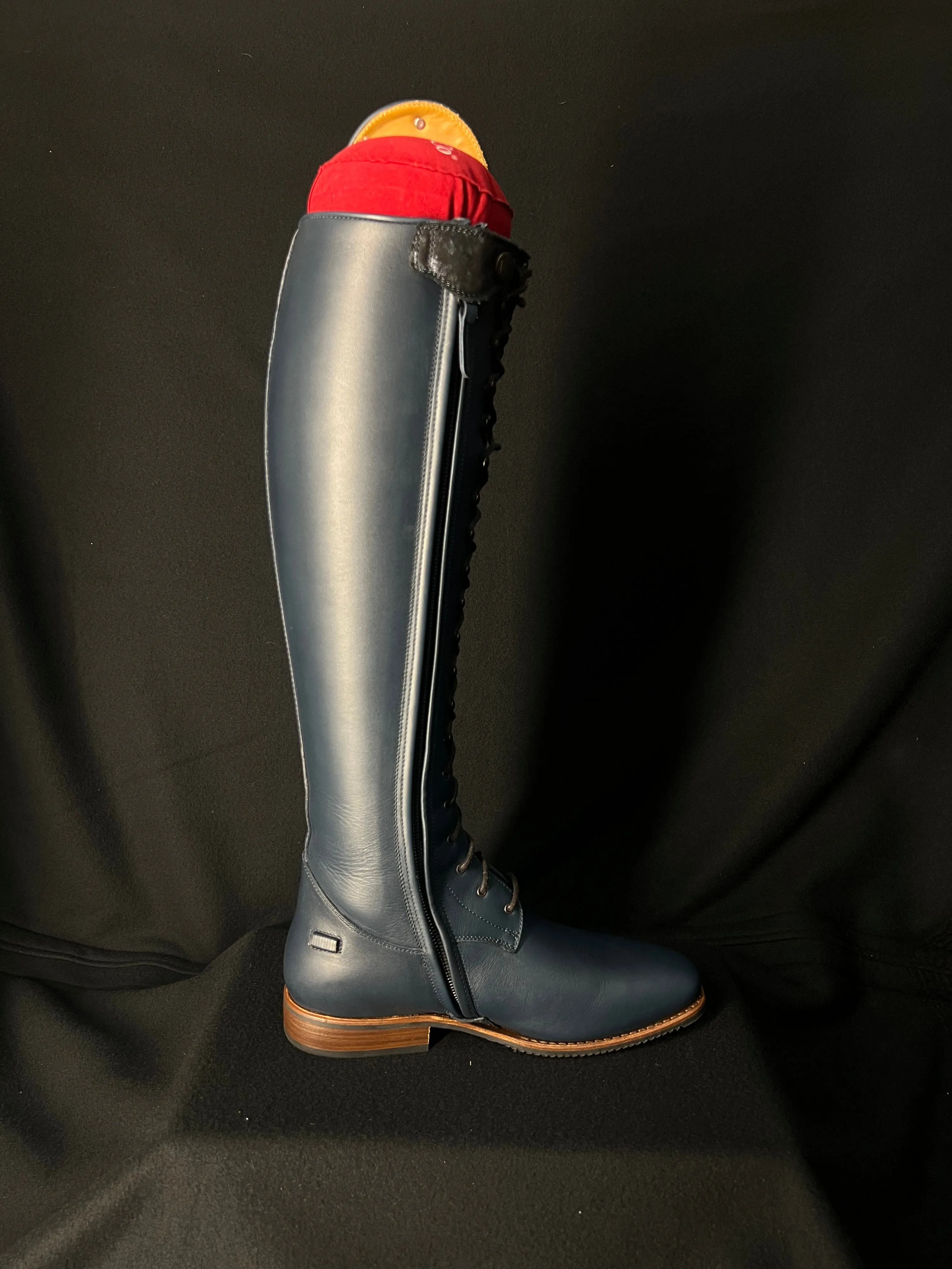 DeNiro Tintoretto Custom Dressage Boots Wrat Blu Oceano & Infinito Sky - In Stock