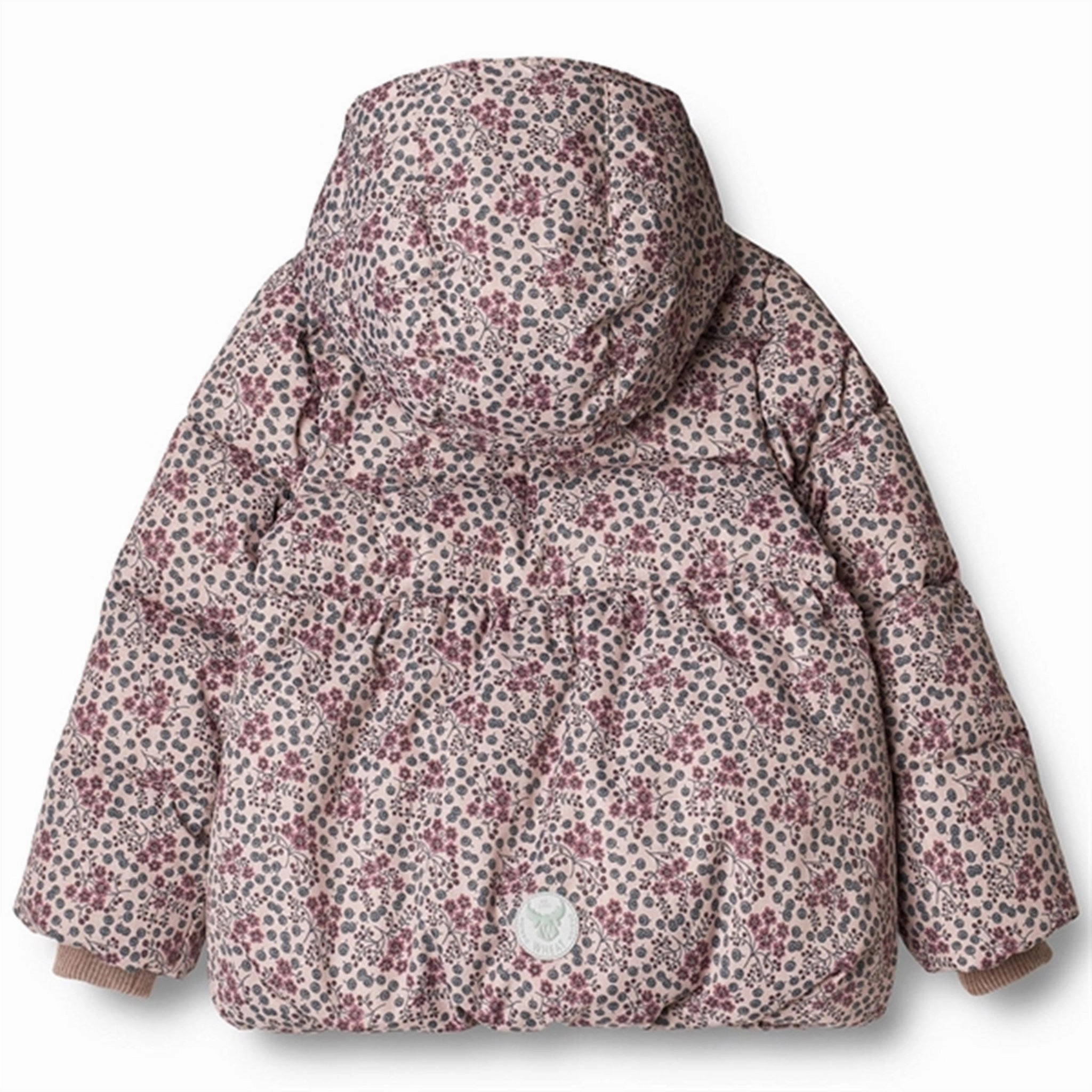 Wheat Puffer Jacket Karla Pale Lilac Berries Soft touch finish