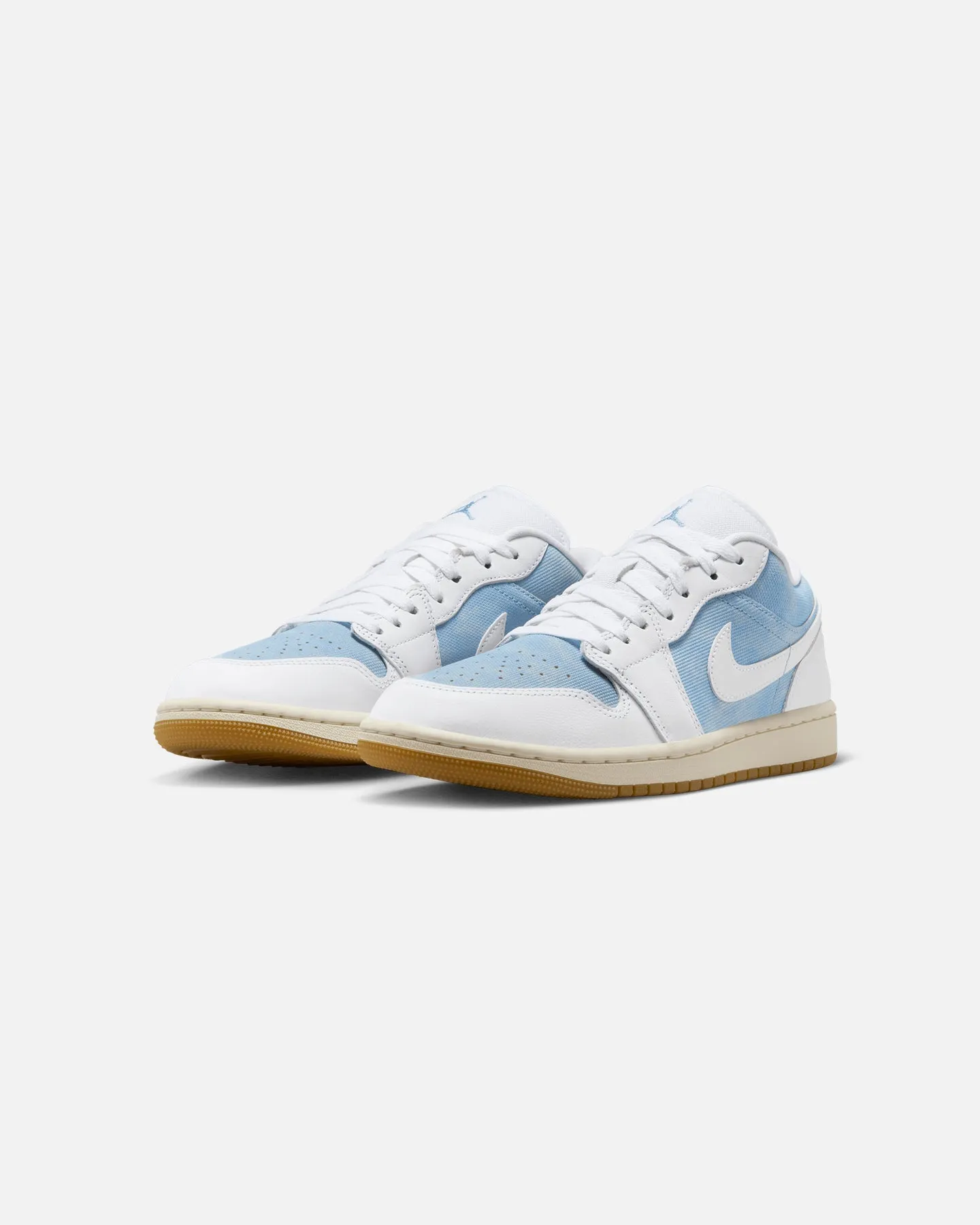 Heel Lockdown Tech Moisture Management Jordan Women's Air Jordan 1 Low SE "Denim" Blue/Gum