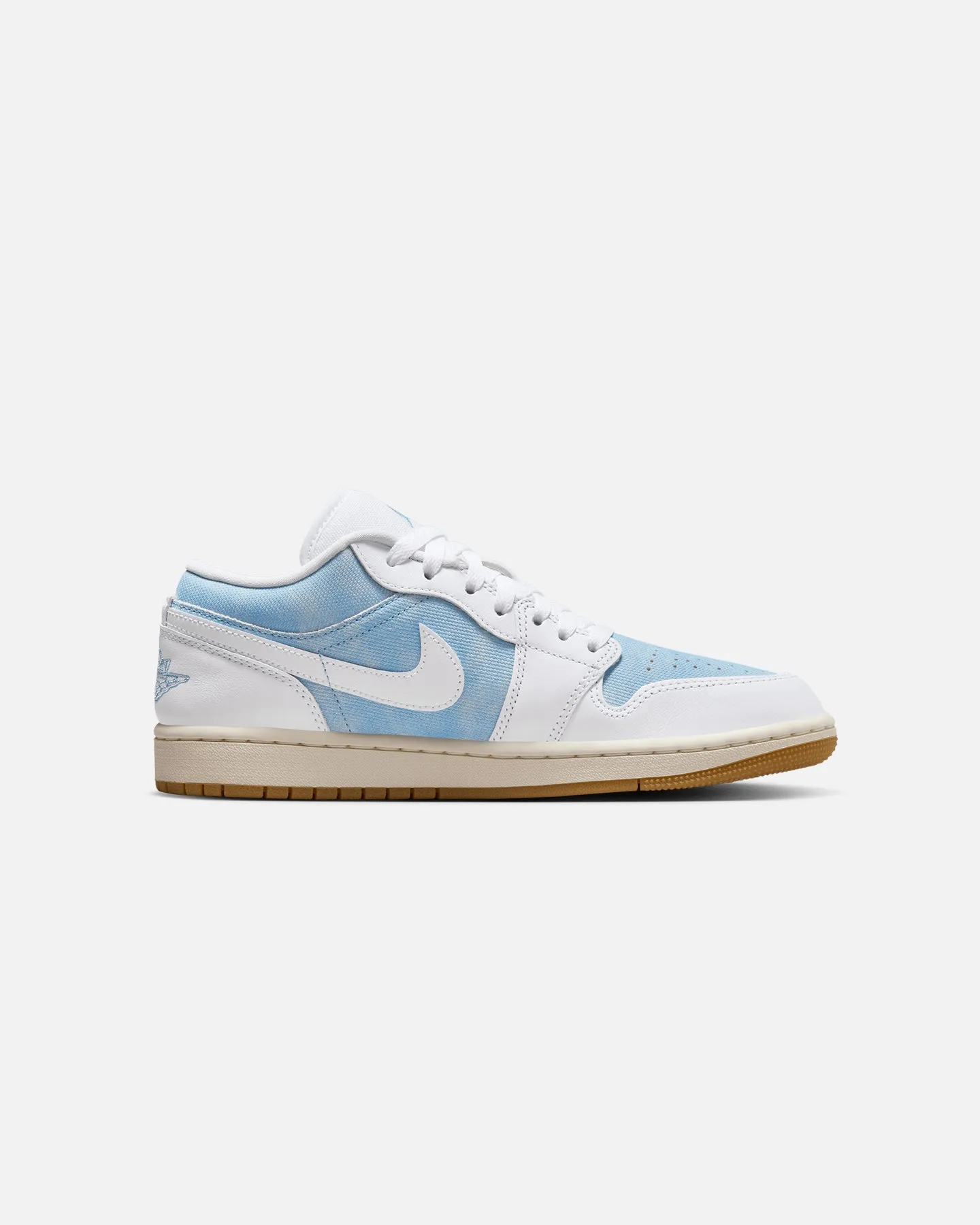 Jordan Women's Air Jordan 1 Low SE "Denim" Blue/Gum 3D - mesh shoes