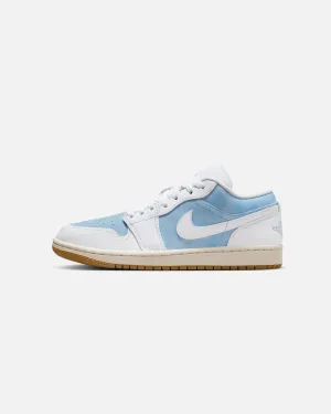orthopedic Jordan Women's Air Jordan 1 Low SE "Denim" Blue/Gum