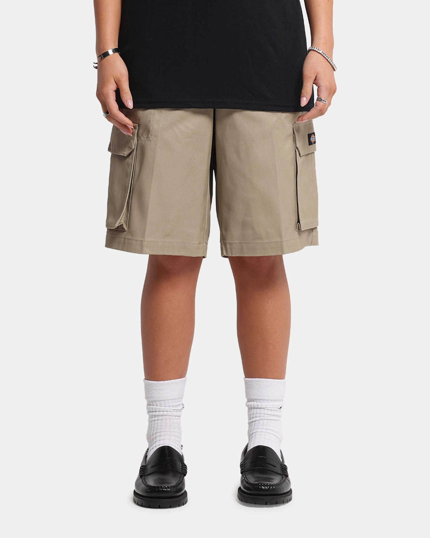 Practical Comfort Dickies 131 Slim Straight Cargo Shorts Khaki