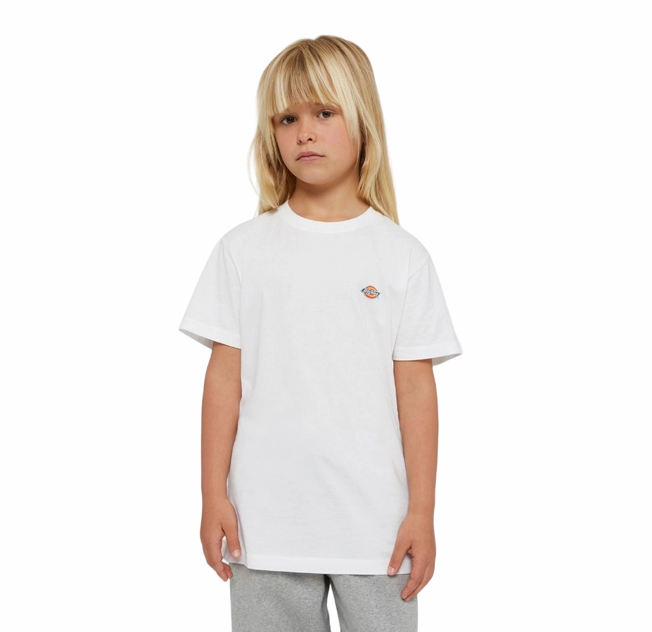 Trendy Design Garment Dyed Technique Dickies maglietta manica corta da ragazzi Mapleton DK0KSR640WH1 bianco