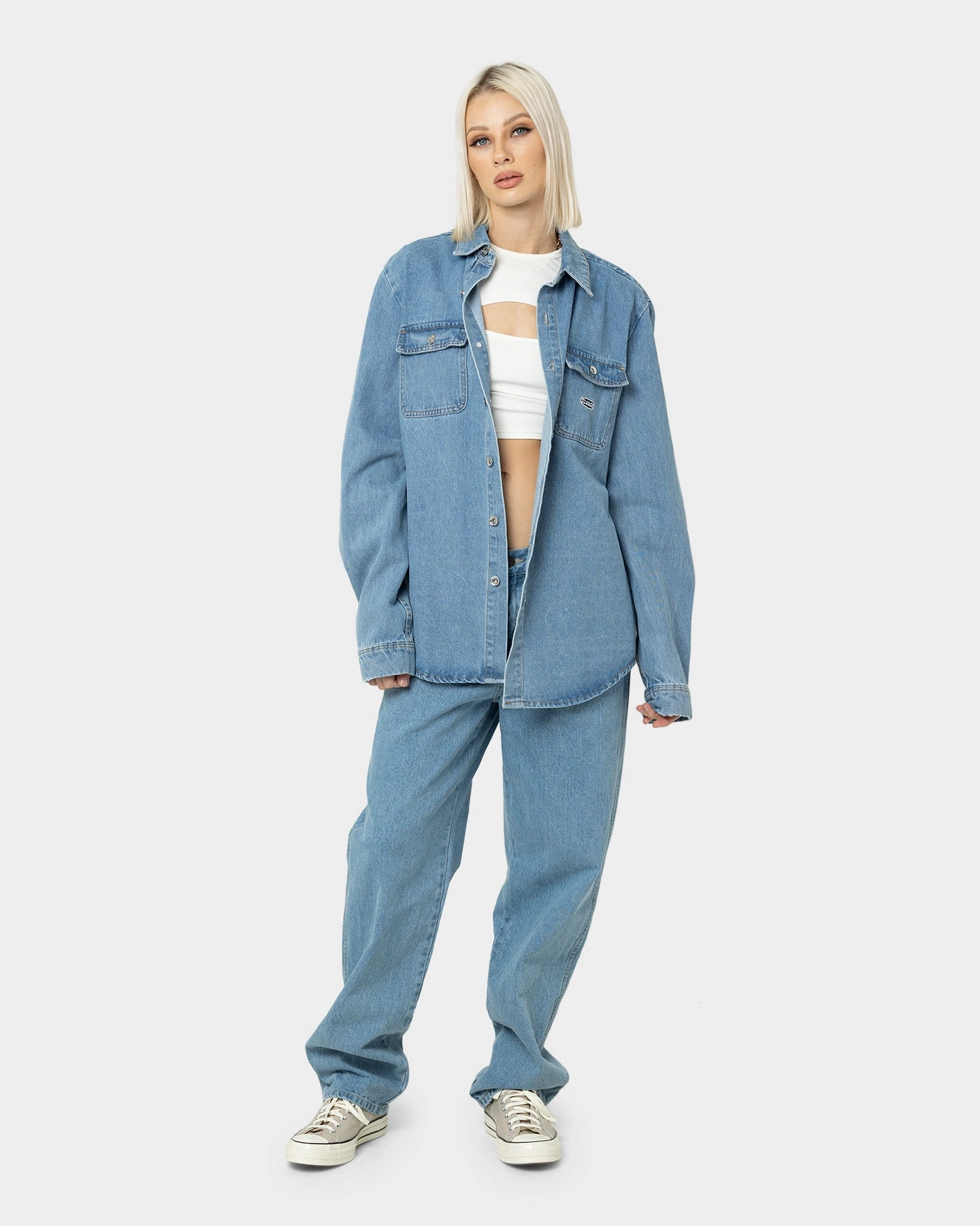 Dickies Relaxed Straight Fit Jeans Light Indigo SecureCargoPockets