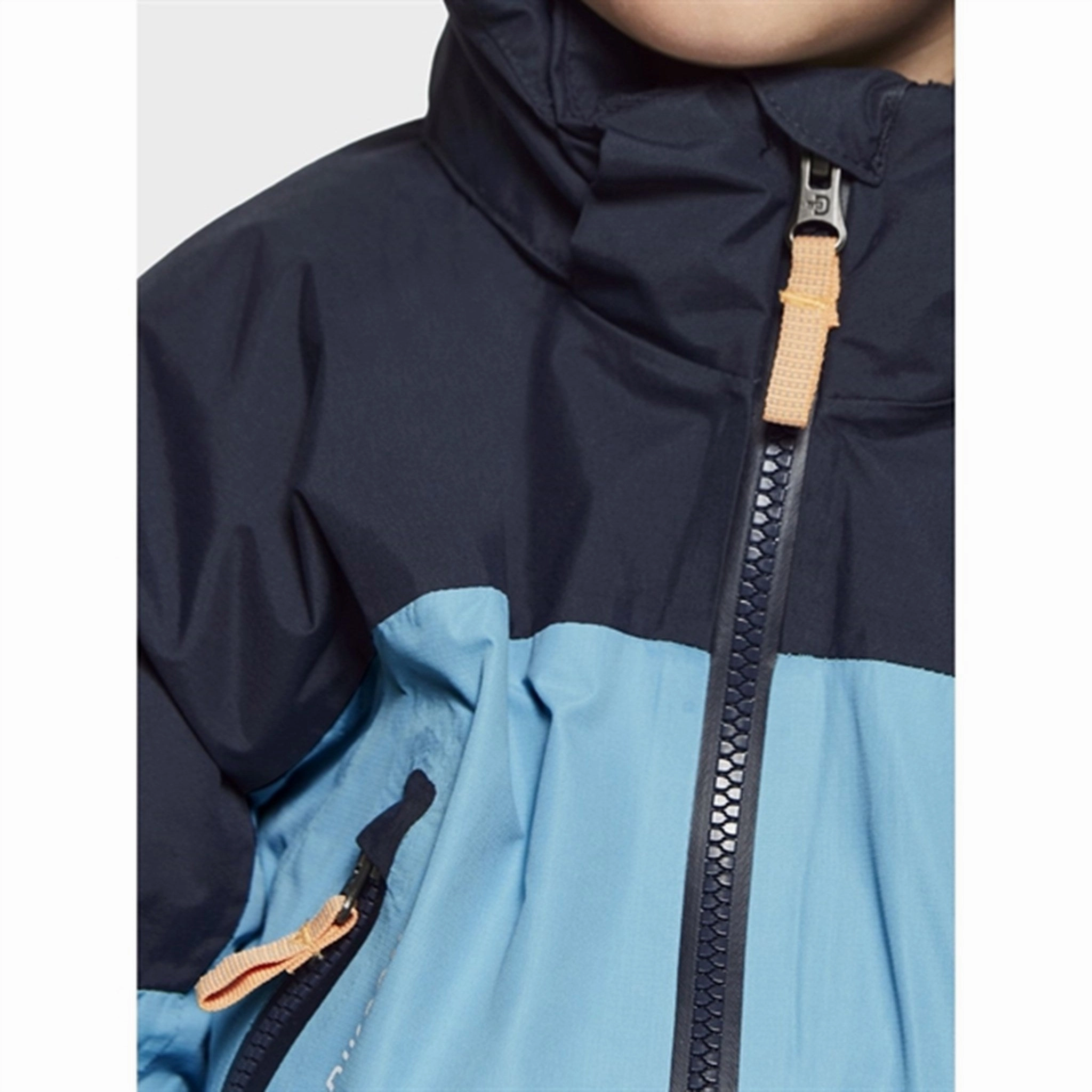 Didriksons Ash Blue Wash Jacket Multi Pocket Utility