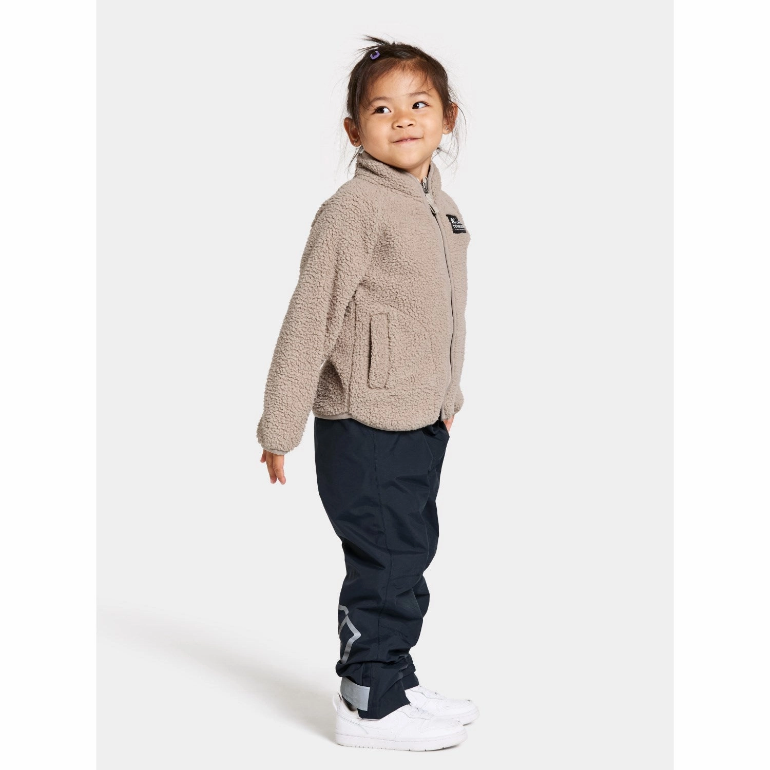 Autumn Ready Didriksons Beach Beige Gibbs Kids Fullzip 2