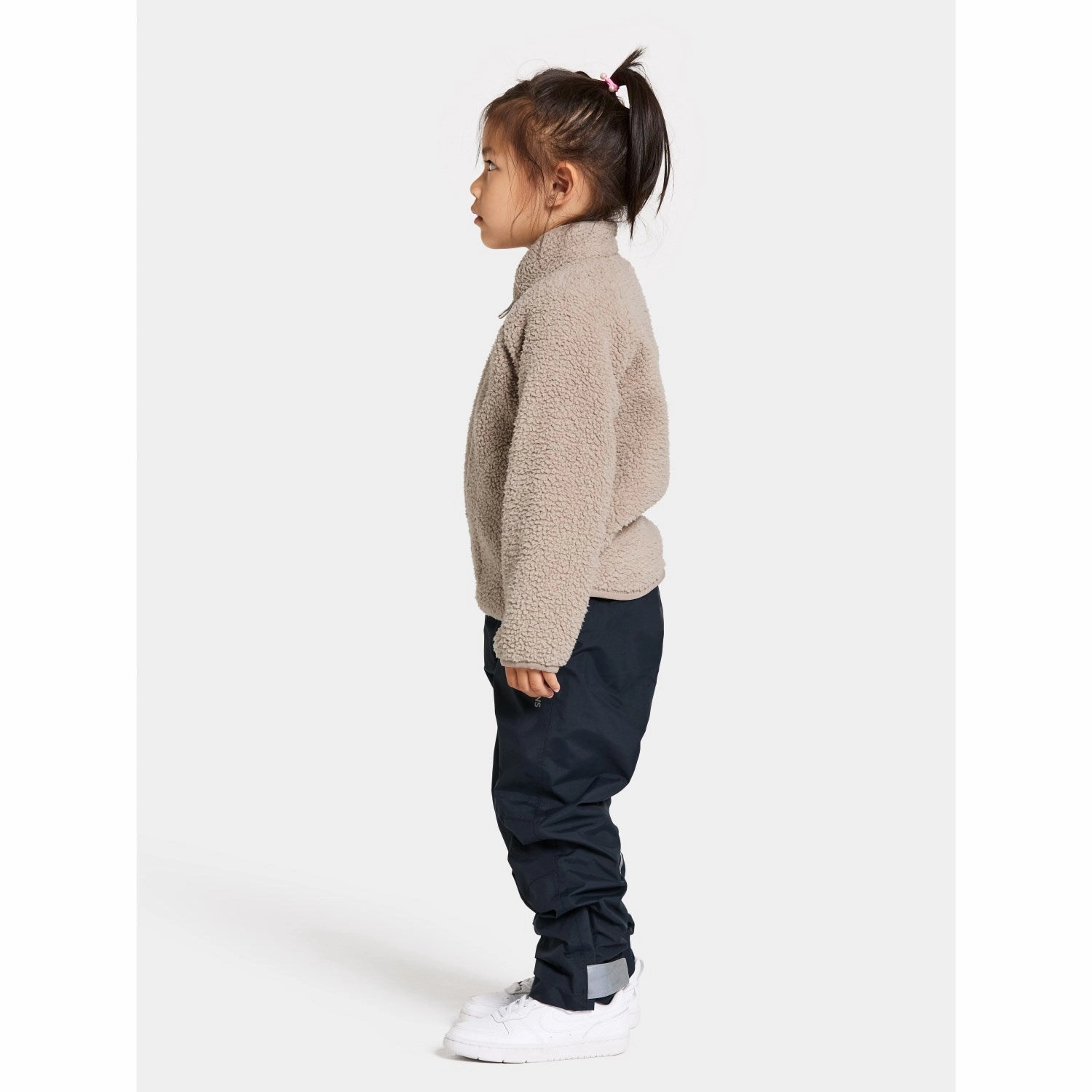 Didriksons Beach Beige Gibbs Kids Fullzip 2 Bomber Cut