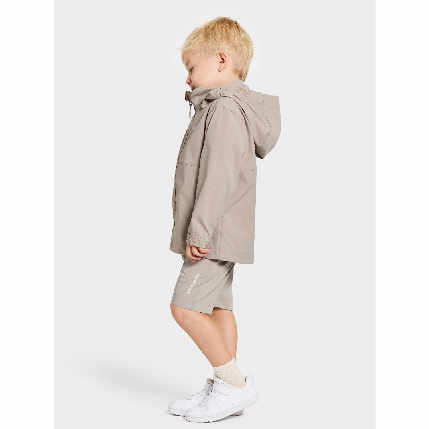 Top Guard Didriksons Beach Beige Hallon Kids Jacket