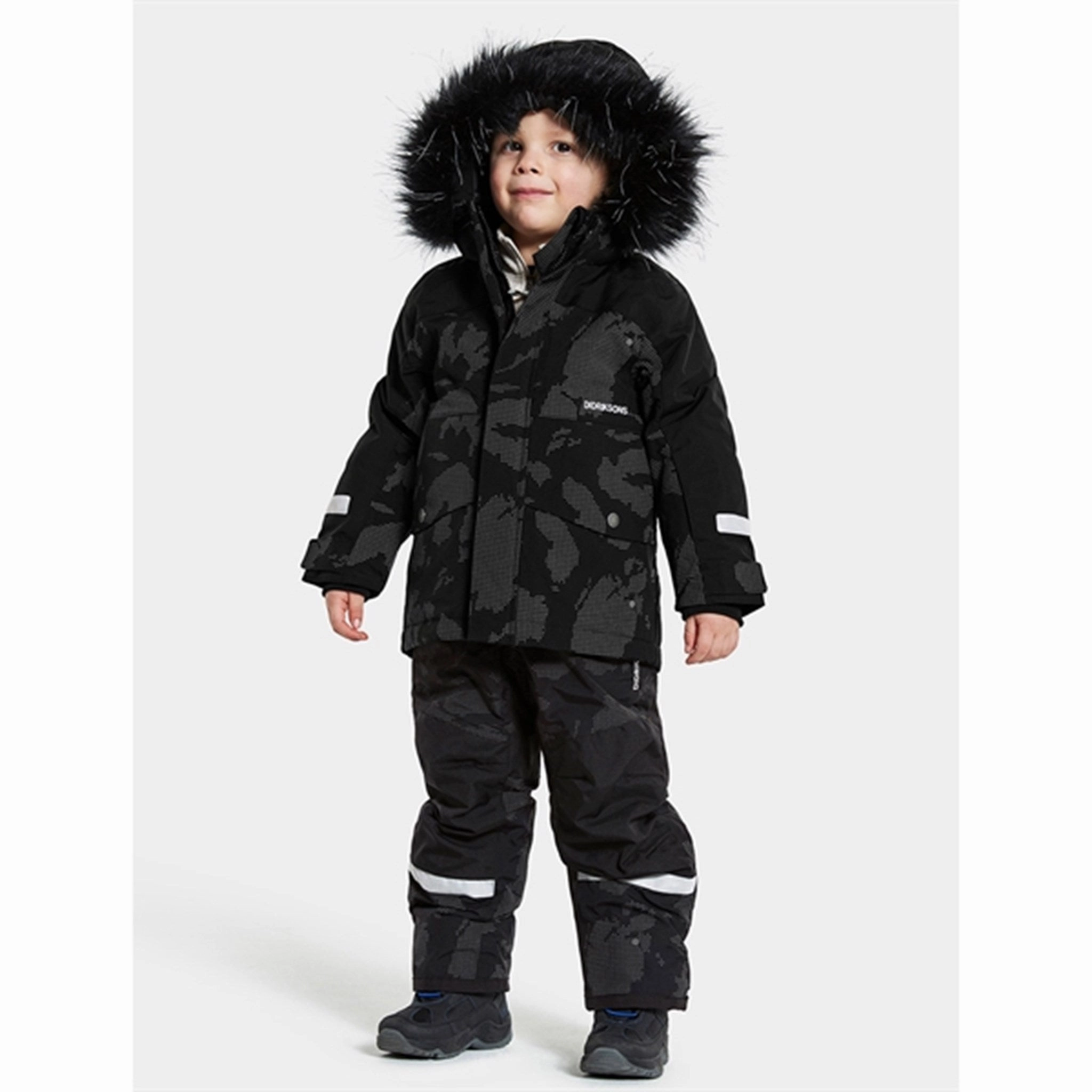 Didriksons Bj?rven Island Print Ref Parka Weekend Ready MultiPocketStyle