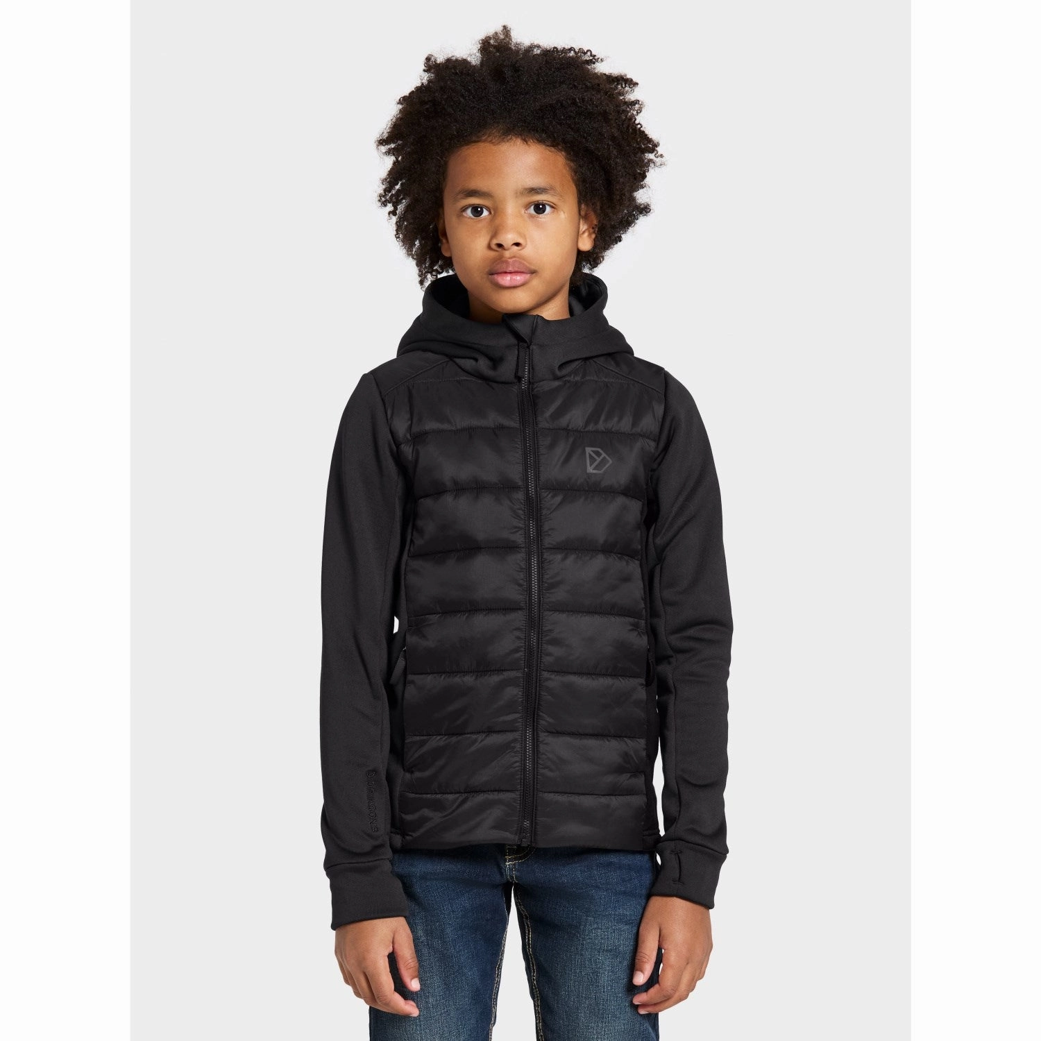 Insulated Lining Didriksons Black Kapris Kids FZ 2