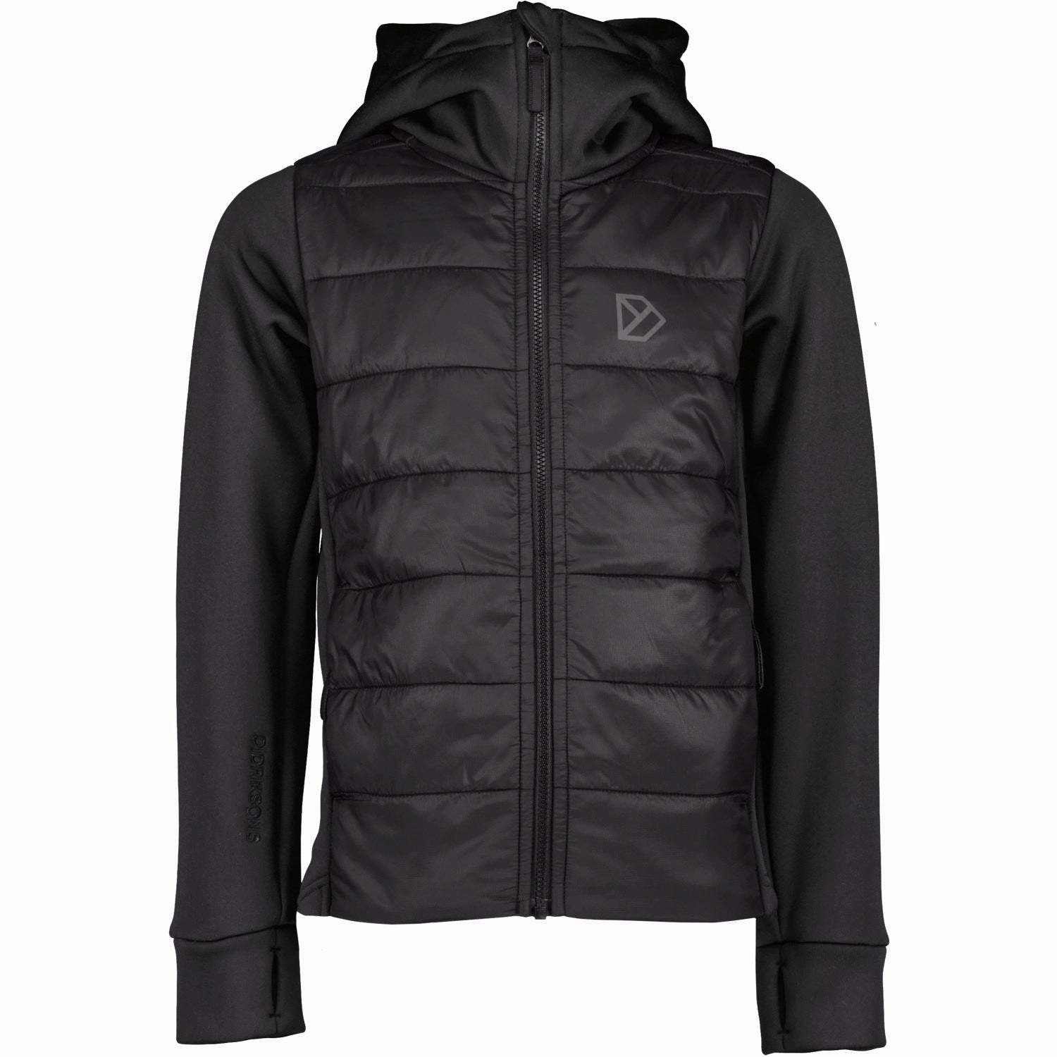 Weatherproof Zipper Didriksons Black Kapris Kids FZ 2