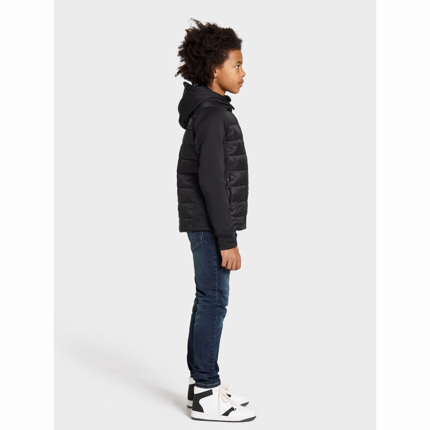Didriksons Black Kapris Kids FZ 2 Layered Insulation FadeResistant Print