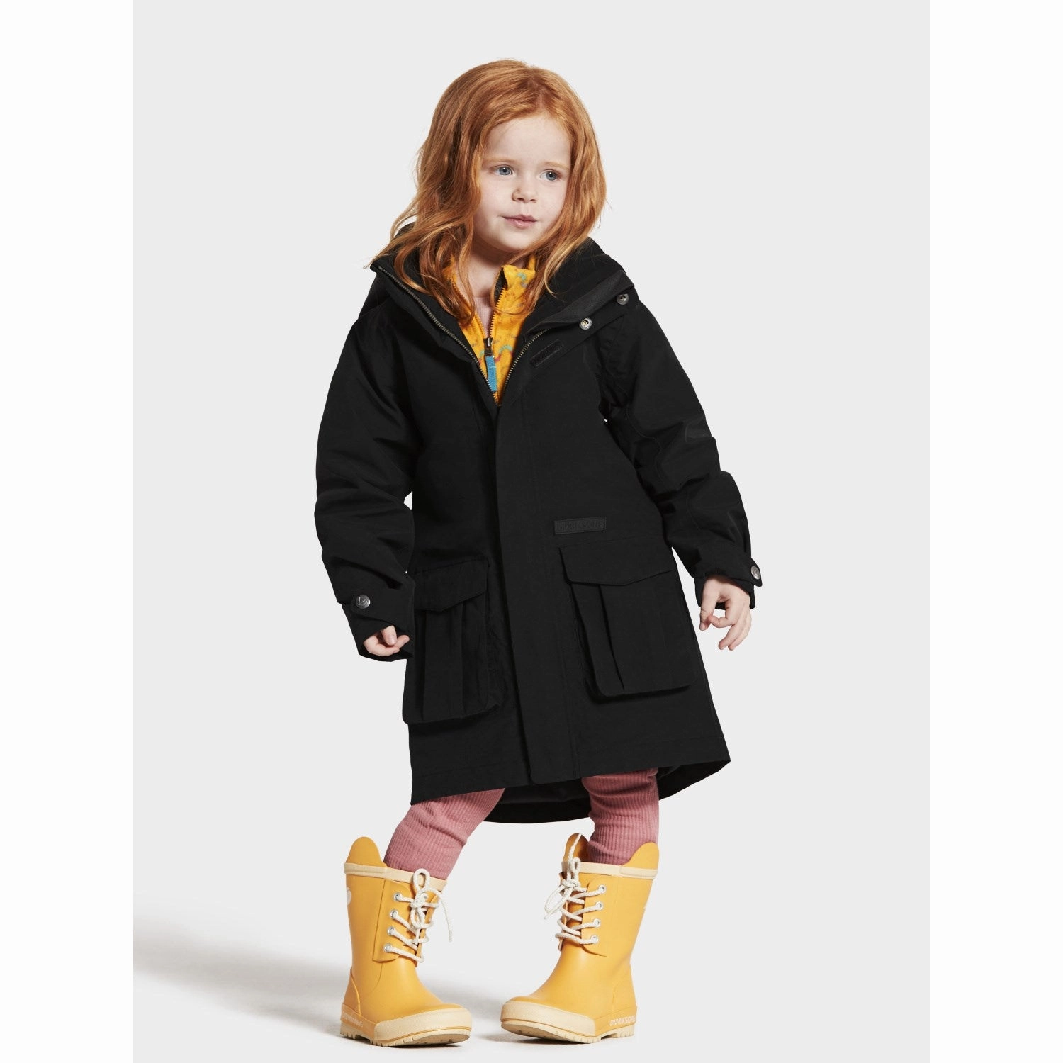 Didriksons Black Timo Kids Jacket VentilatedPanels