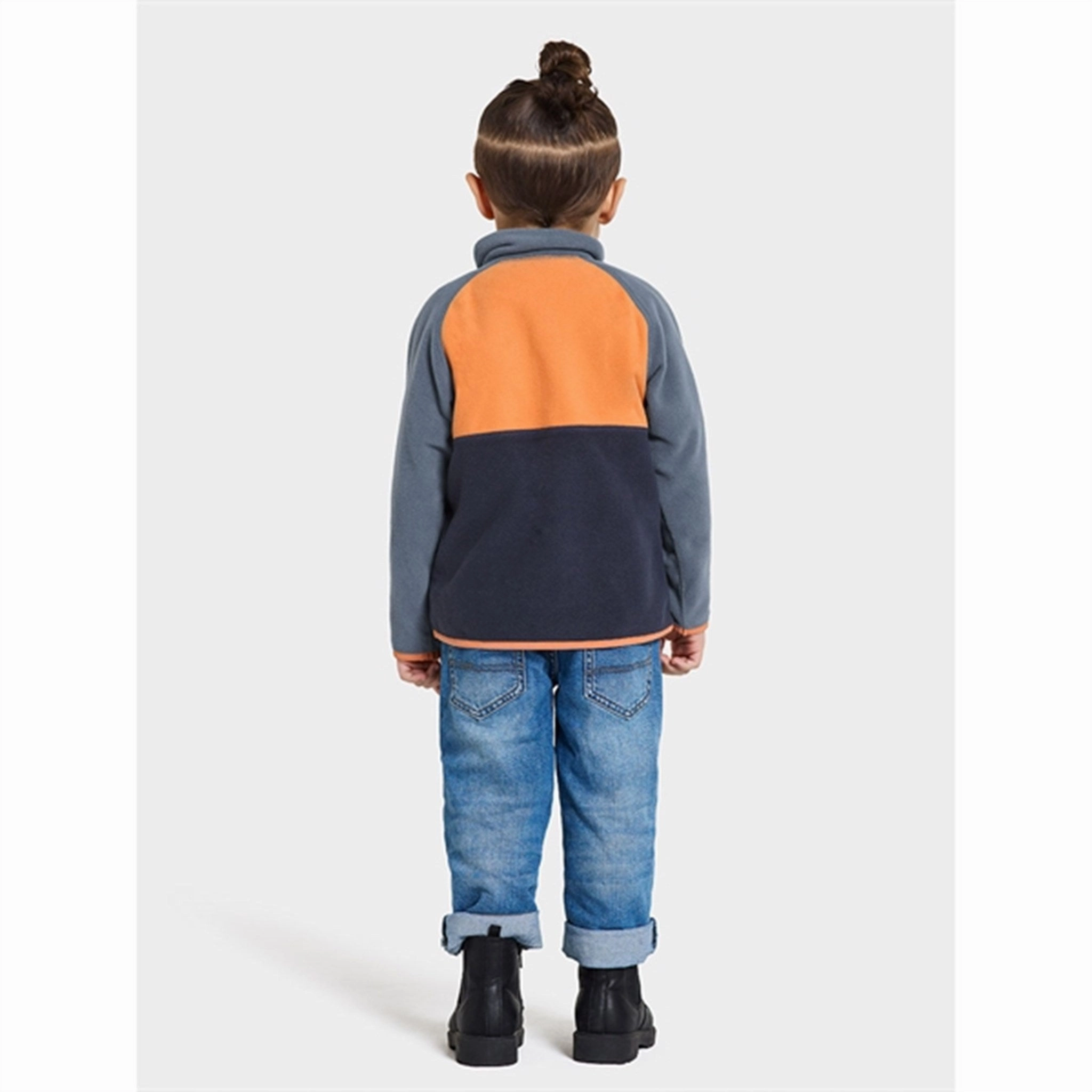 HighCollarDesign Didriksons Cantaloupe Monte Kids Fleece Jacket