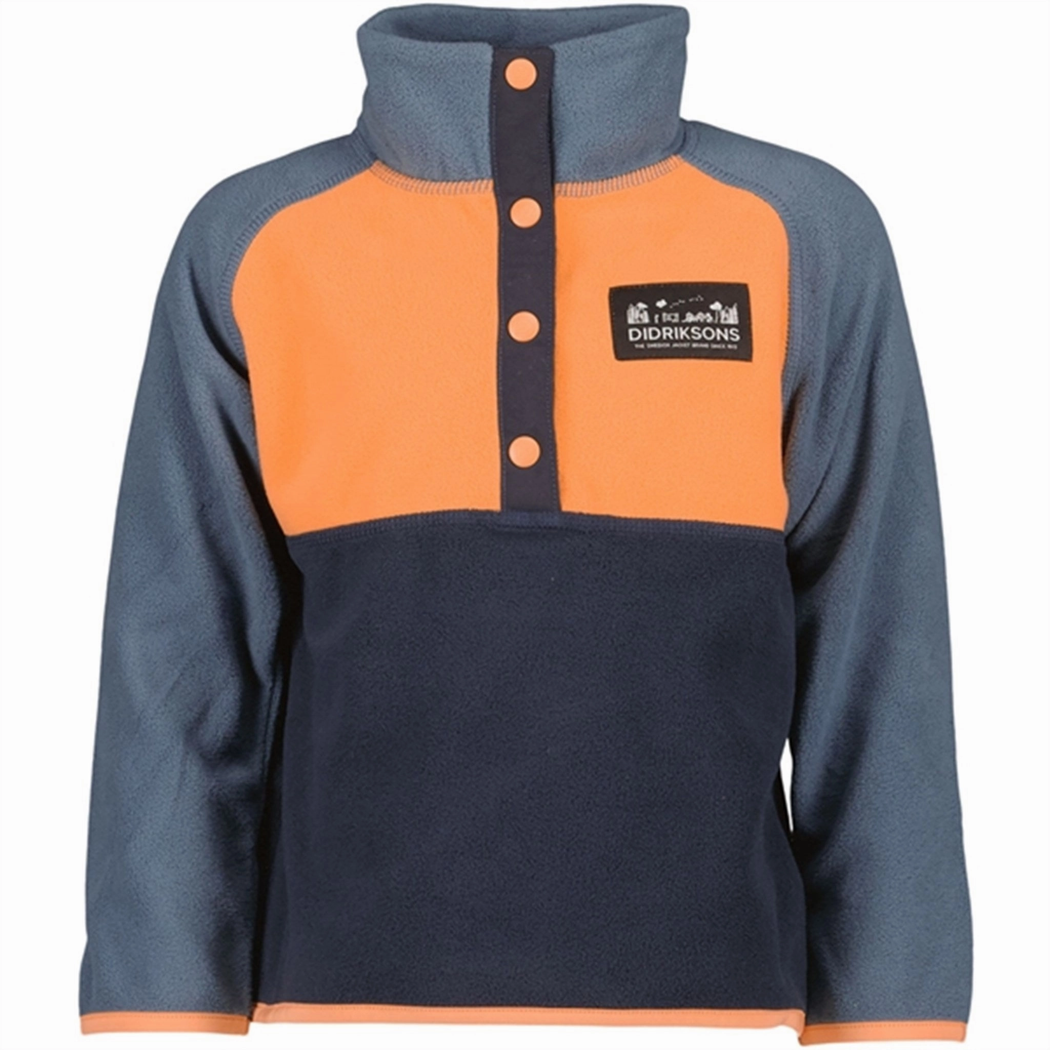 Advanced Wickability System Didriksons Cantaloupe Monte Kids Fleece Jacket