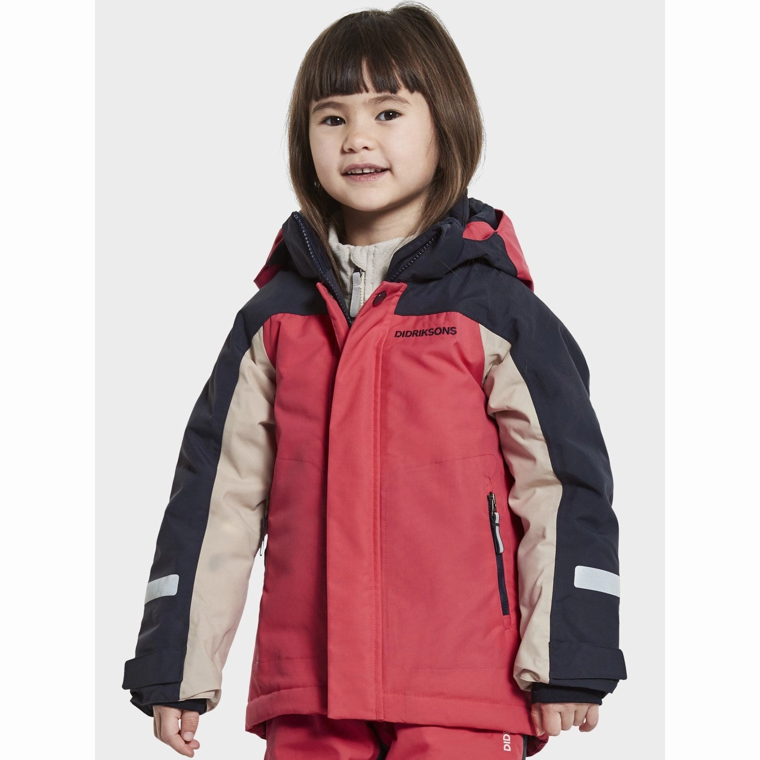 Didriksons Modern Pink Neptun Kids Jacket Moisture Managing Liner
