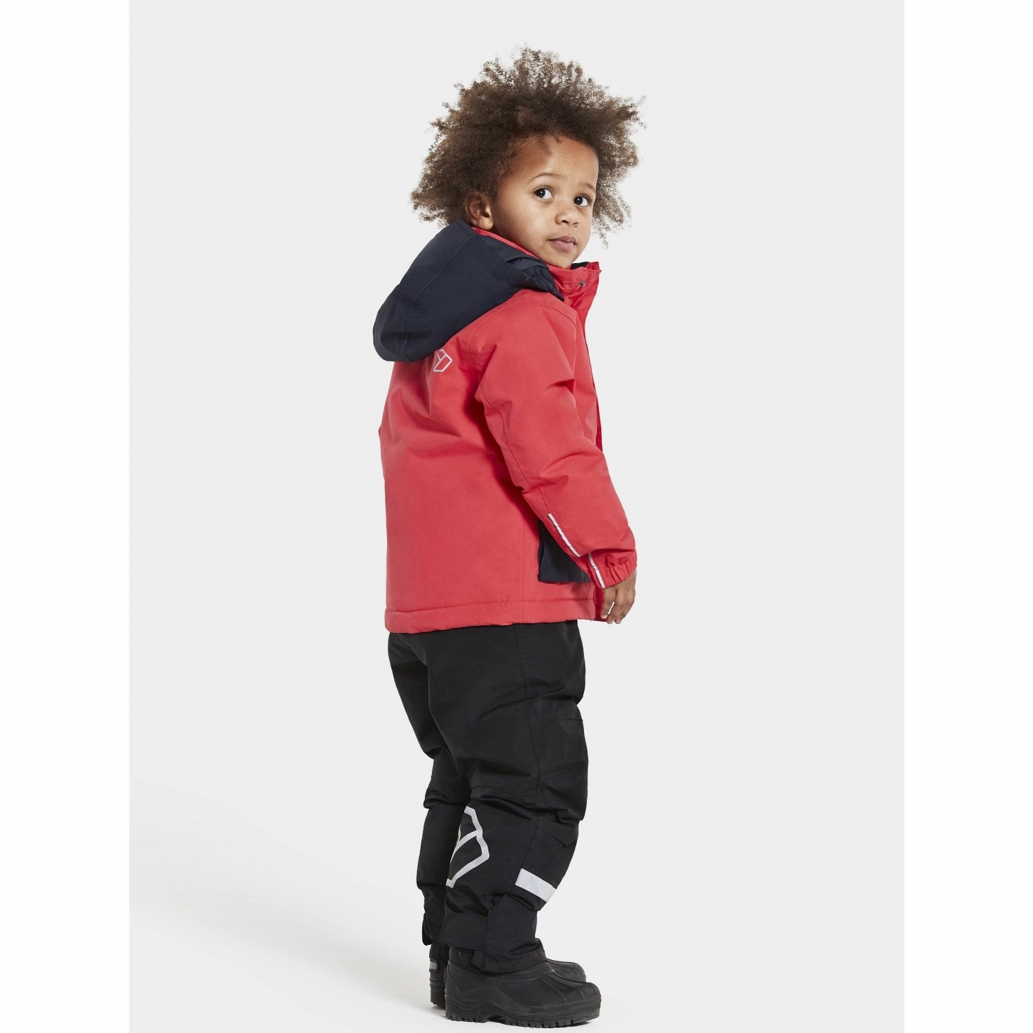 Didriksons Modern Pink Rio Kids Jacket HeatReflectiveLining Transitional Look