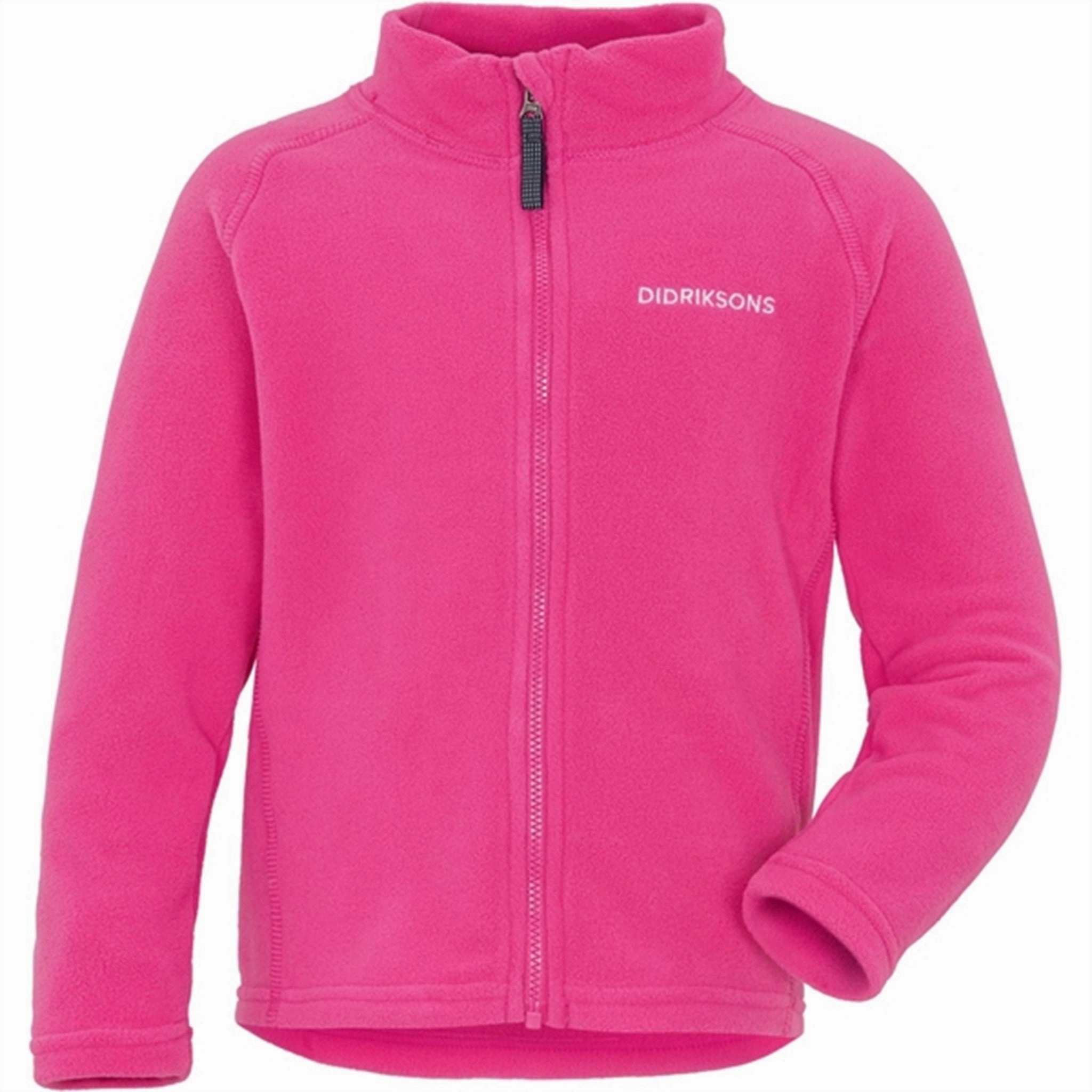 Temperature Regulating Snag Free Knit Didriksons Monte Plastic Pink Fleece Jacket with Zipper