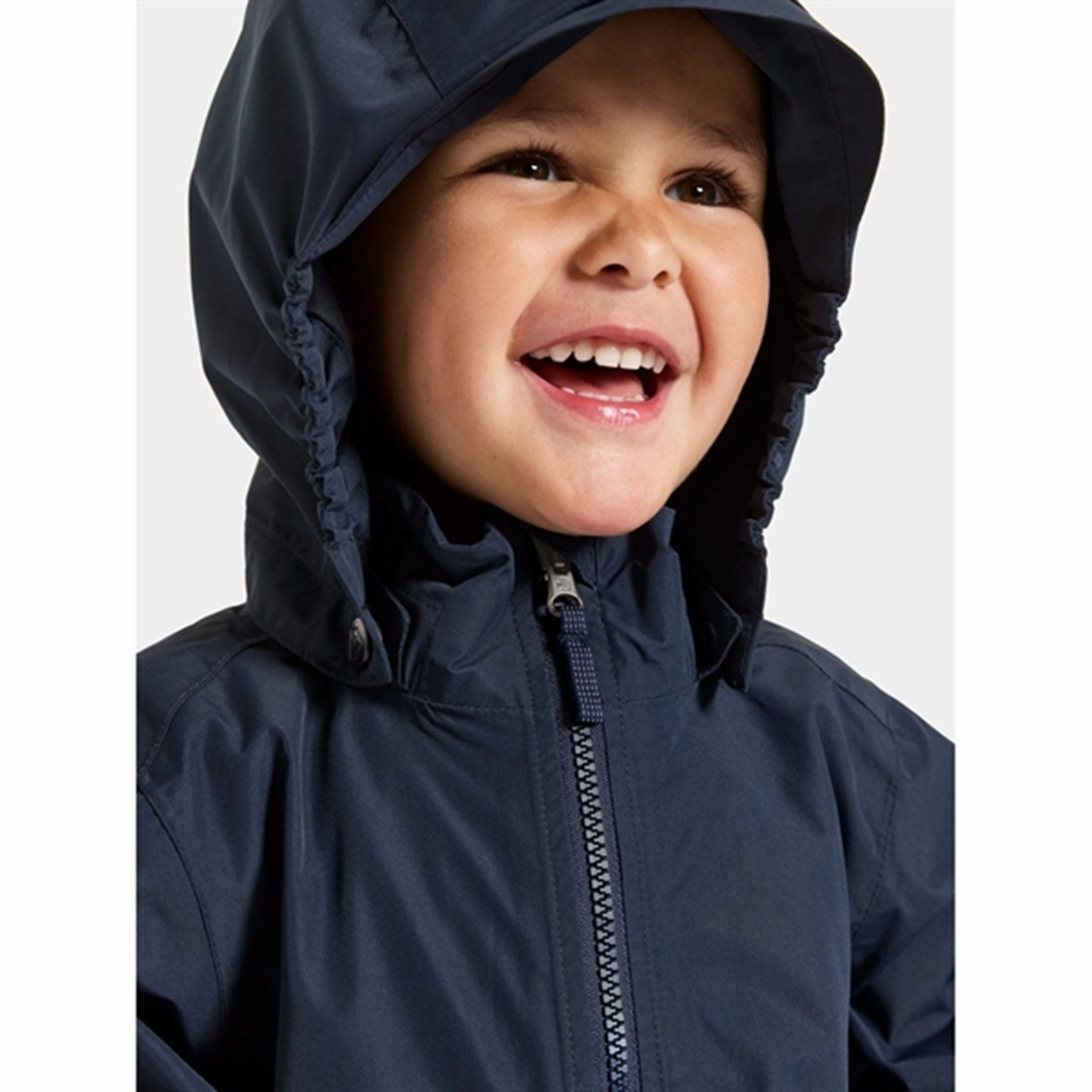 Didriksons Navy Norma Kids Jacket Cold Climate FullLengthZip