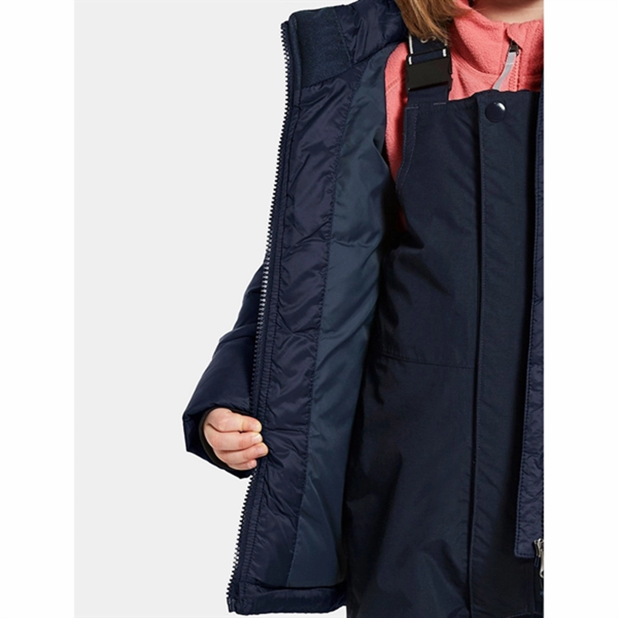 UV Protection Finish Didriksons Navy Rodi Kids Jacket