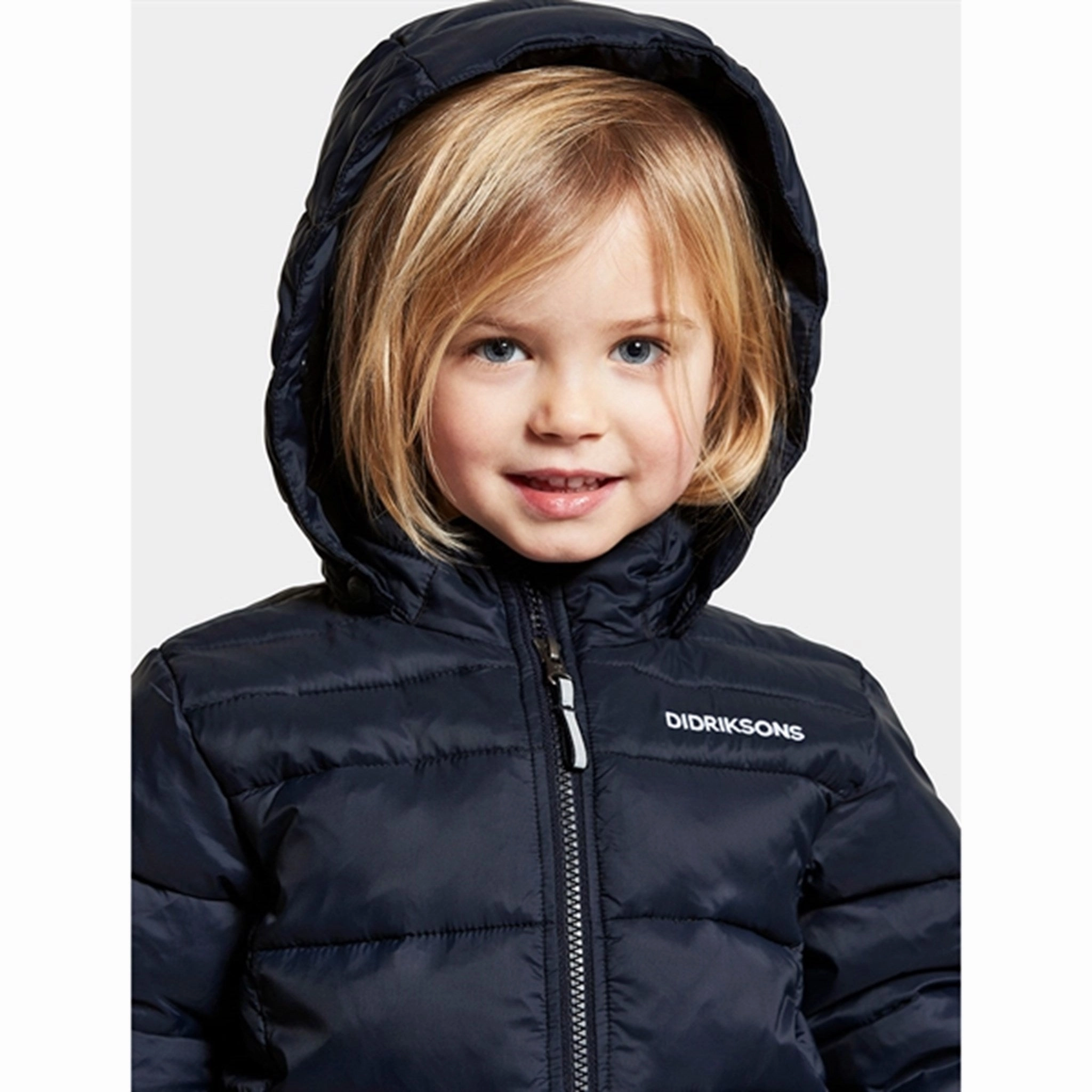 Didriksons Navy Rodi Kids Jacket Magnetic Fasteners Autumn Vibe