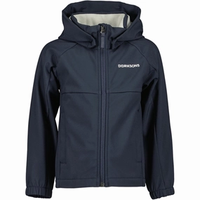 DurableStitching Didriksons Navy Troel Kids Jacket