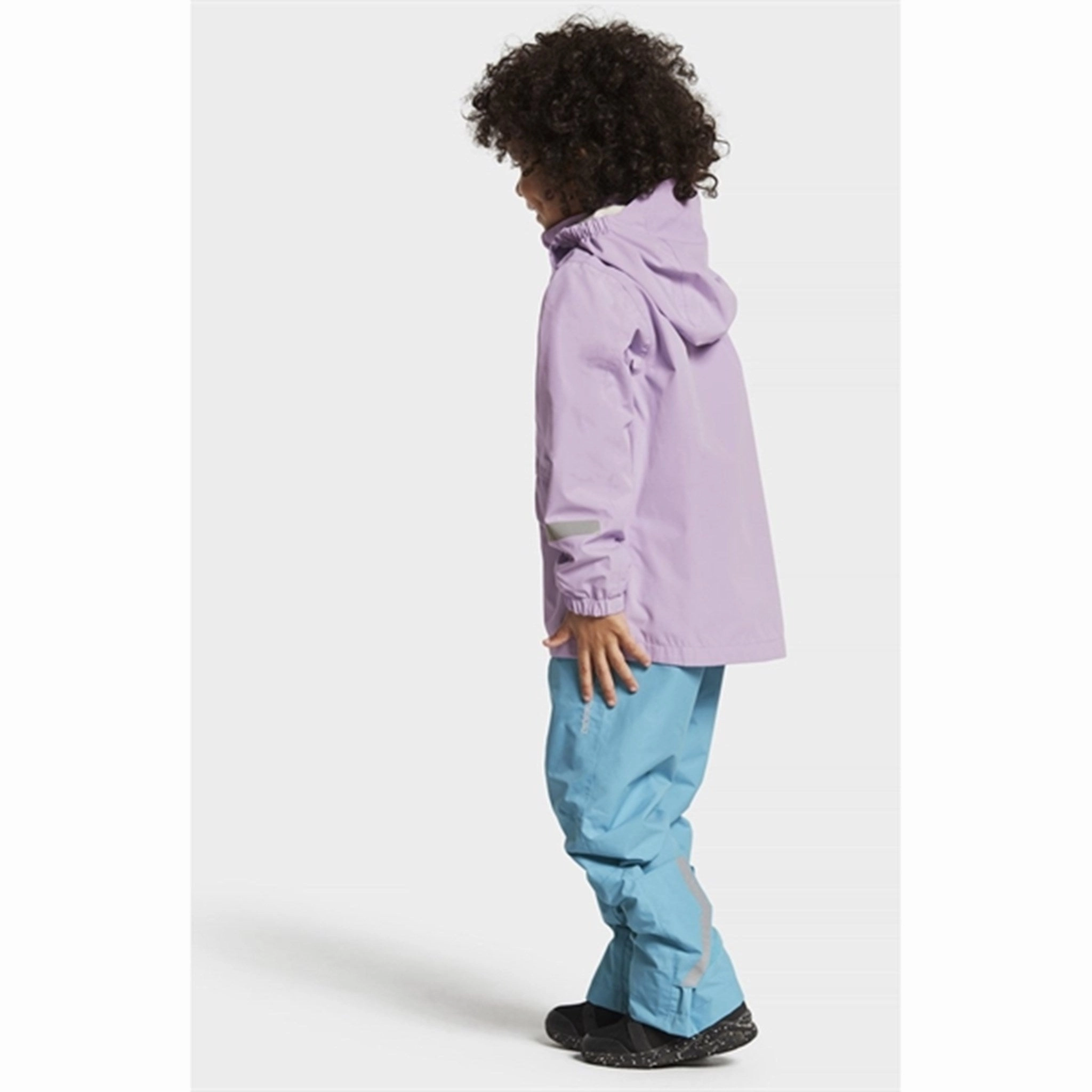 Flexible Layer System Soft Fleece Didriksons Norma Digital Purple Jacket