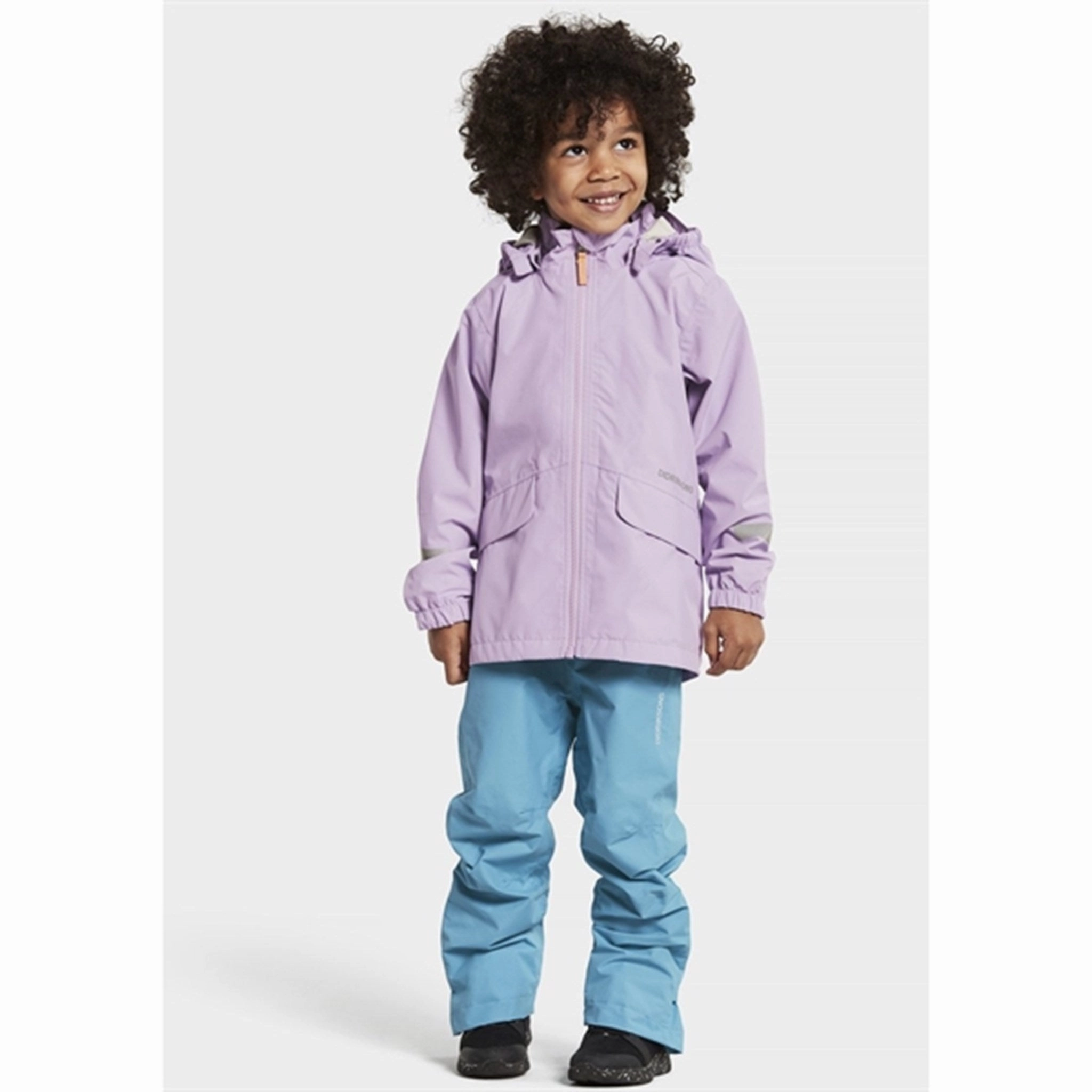 Autumn Layers Casual Work Look Didriksons Norma Digital Purple Jacket