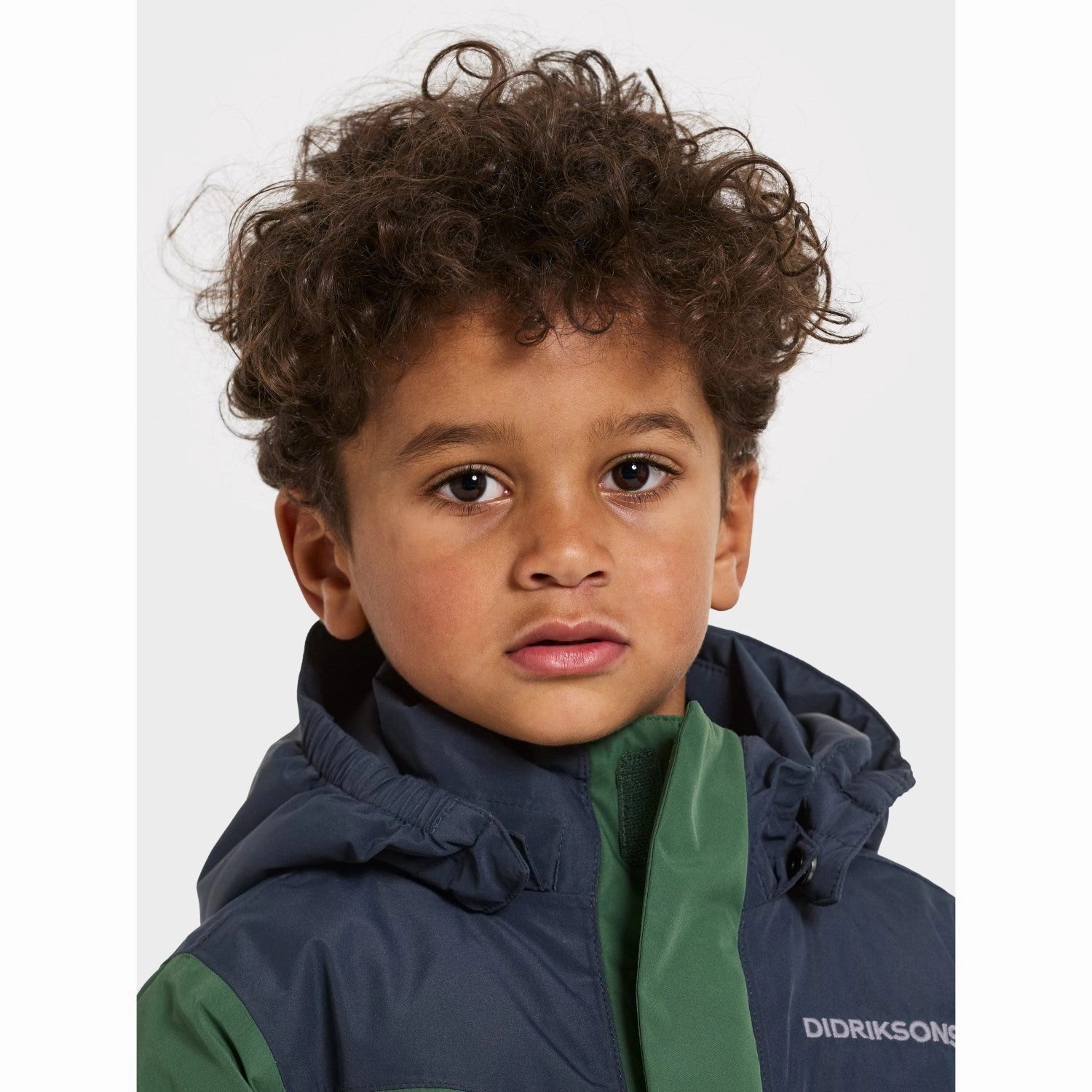 Didriksons Pine Green Skare Kids Set Moisture Wicking Finish
