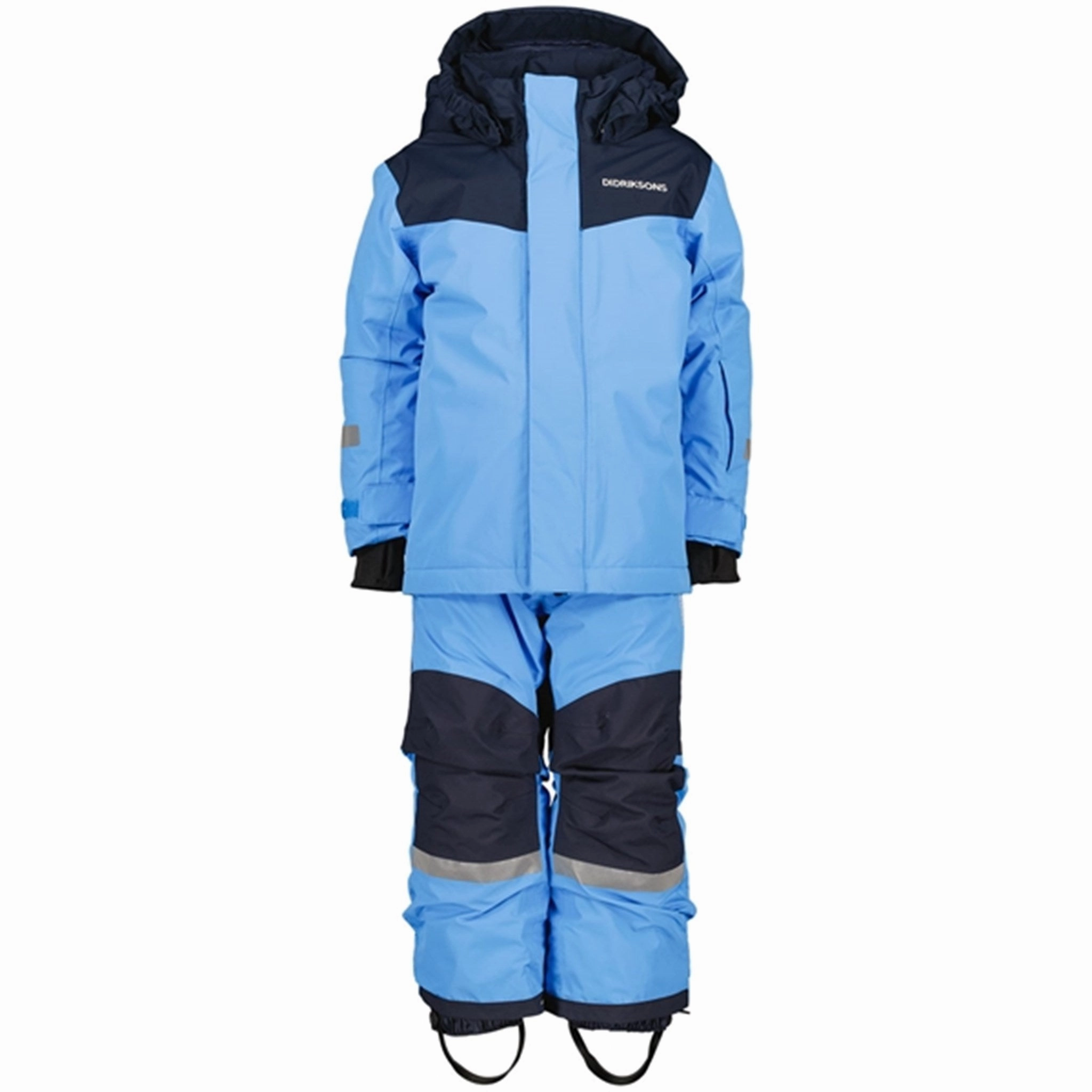 Didriksons Play Blue Skare Kids Set Cold Day Look