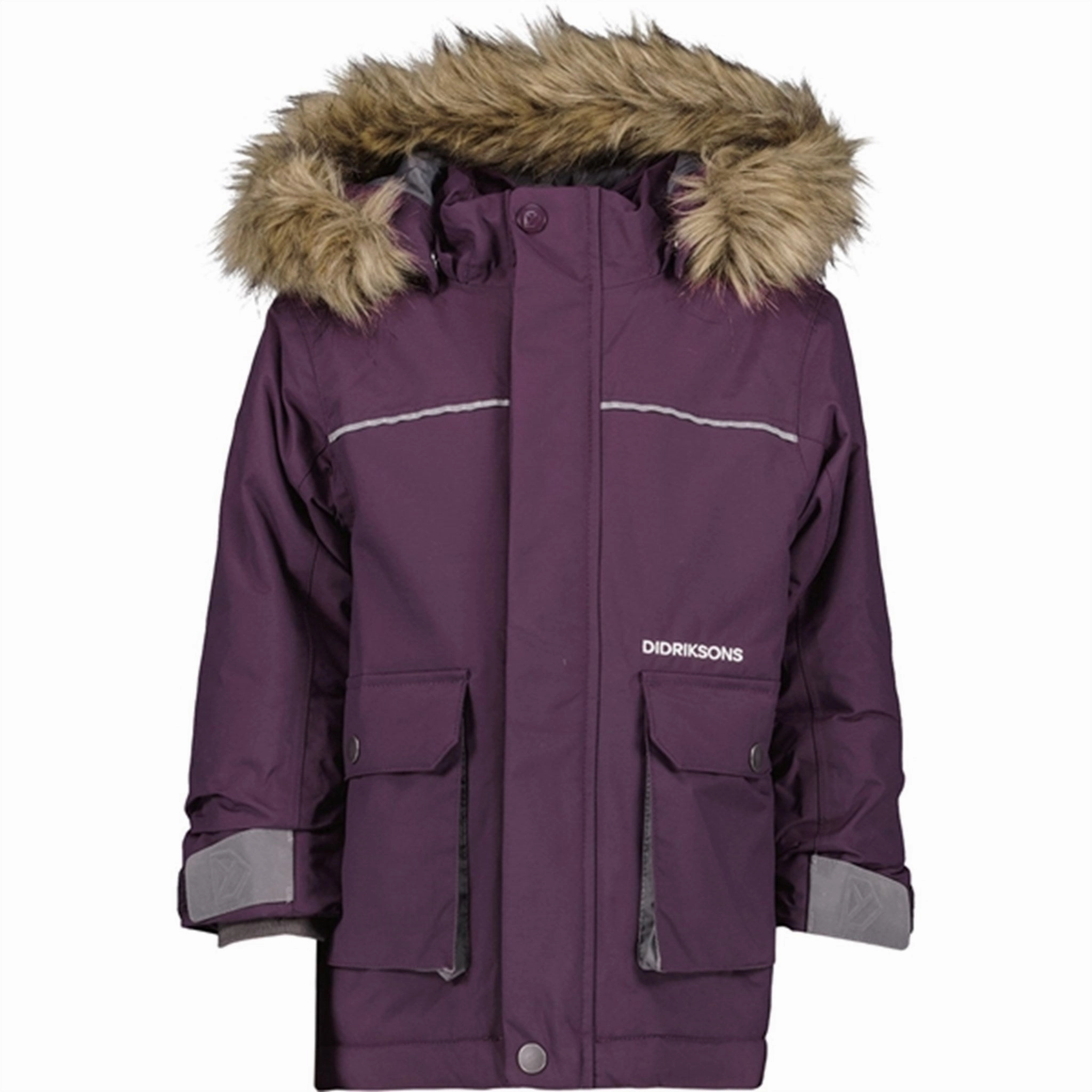 Anti Pilling Textile Didriksons Plumb Kure Kids Parka Jacket