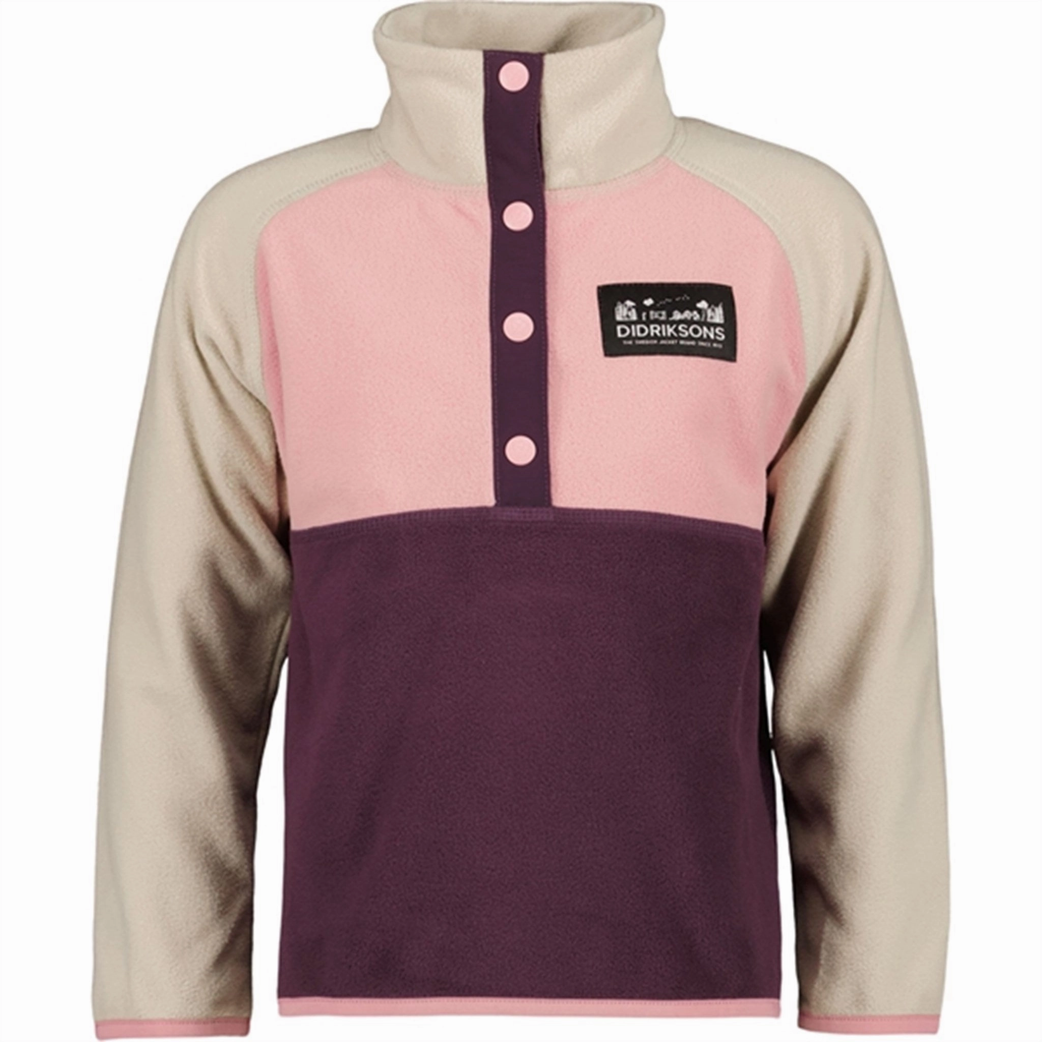 HighCollarDesign Windbreaker Inspired Fit Didriksons Plumb Monte Kids Fleece Jacket