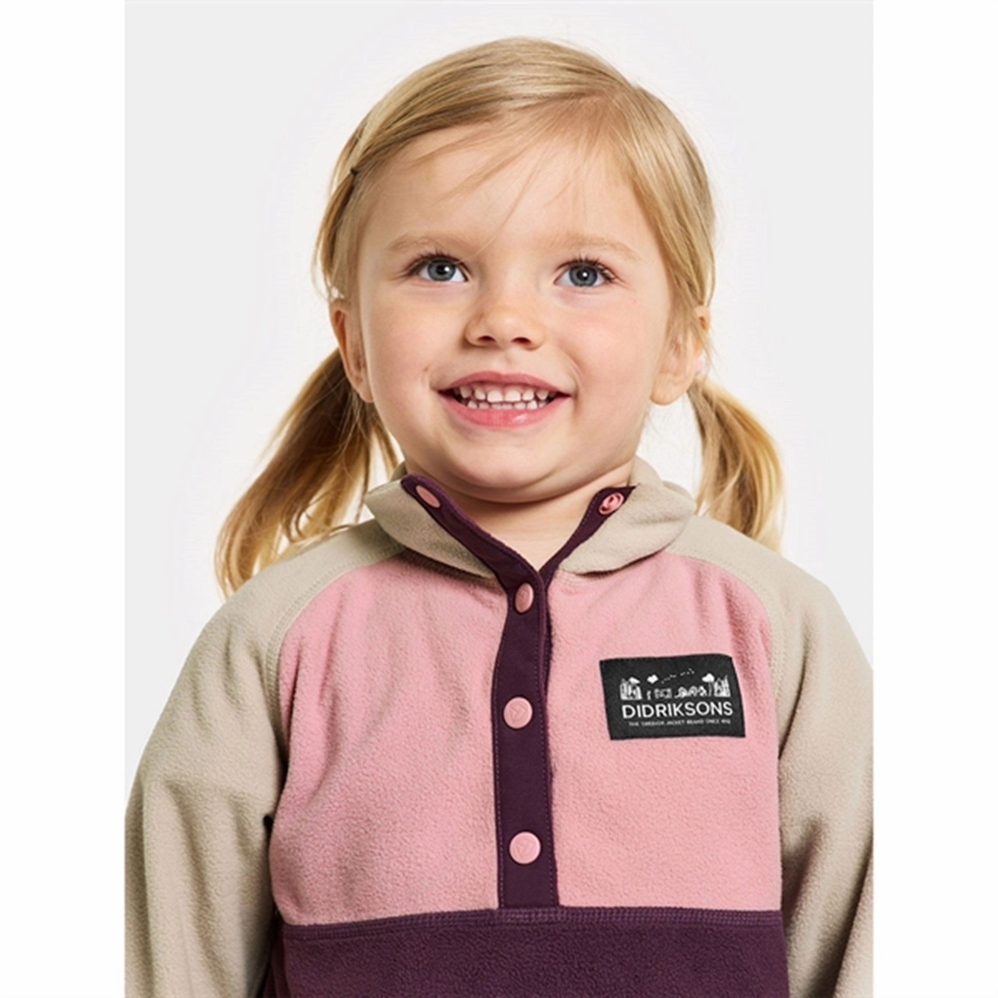 Didriksons Plumb Monte Kids Fleece Jacket Soft touch finish Quick Dry Material