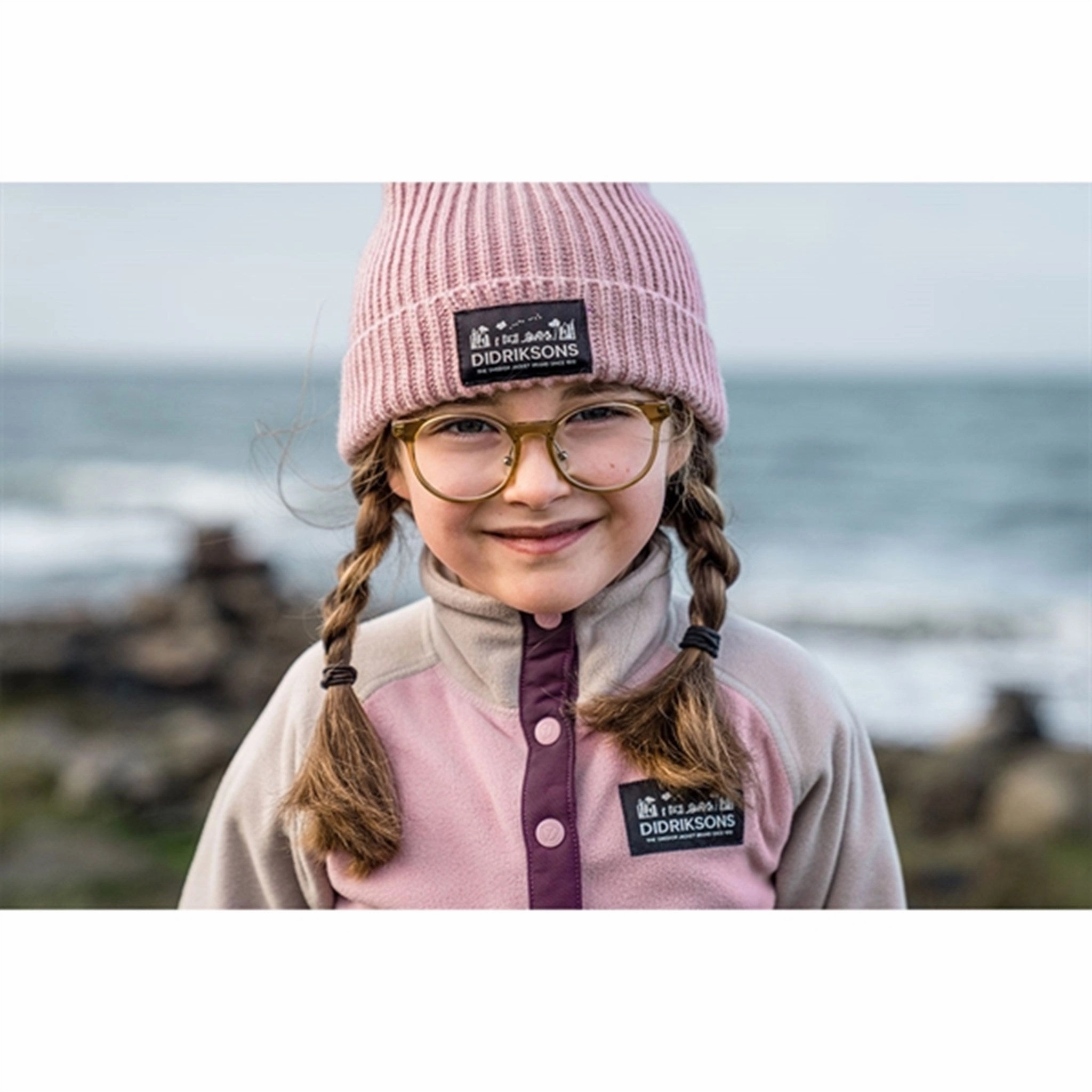 No Smell Didriksons Plumb Monte Kids Fleece Jacket