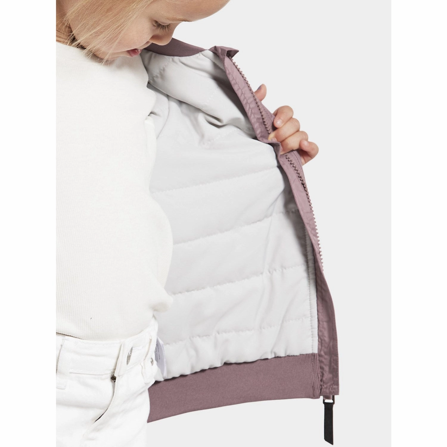 Didriksons Shade Lilac Rocio Kids Jacket Chill Proof Style
