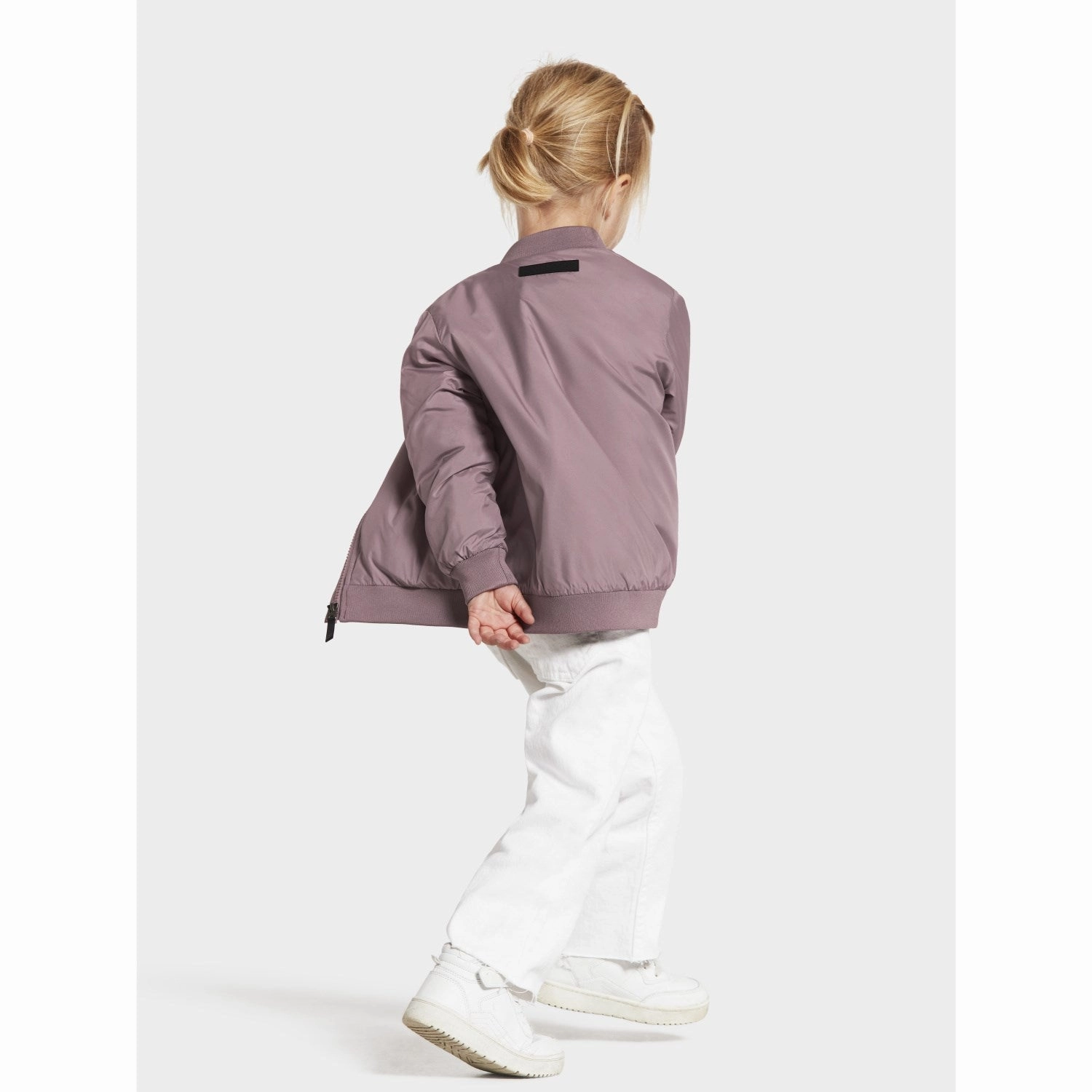 Didriksons Shade Lilac Rocio Kids Jacket Multipurpose Layering Non Bulky Design