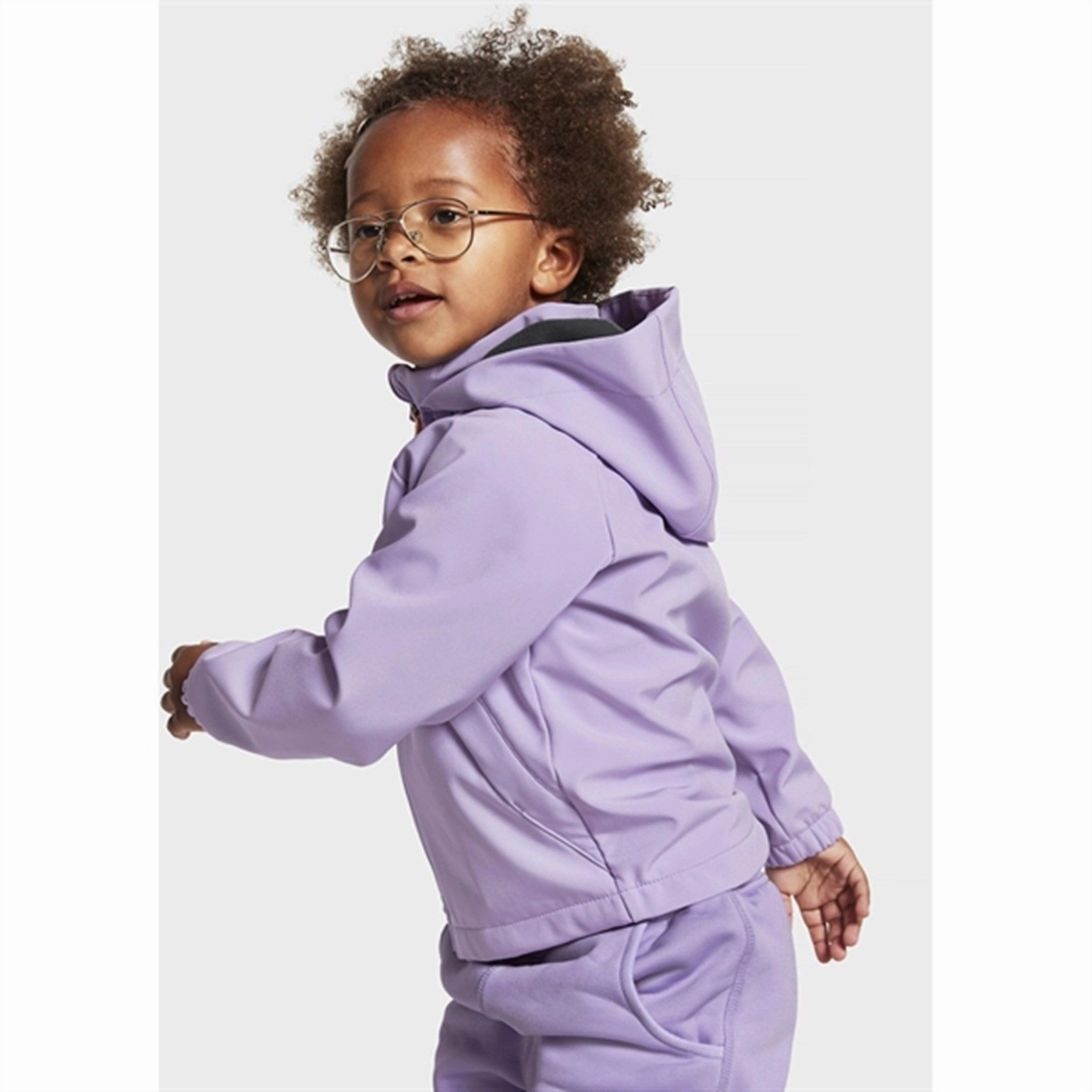 Glow In The Dark Trim Classic Zip Up Didriksons Troel Digital Purple Jacket