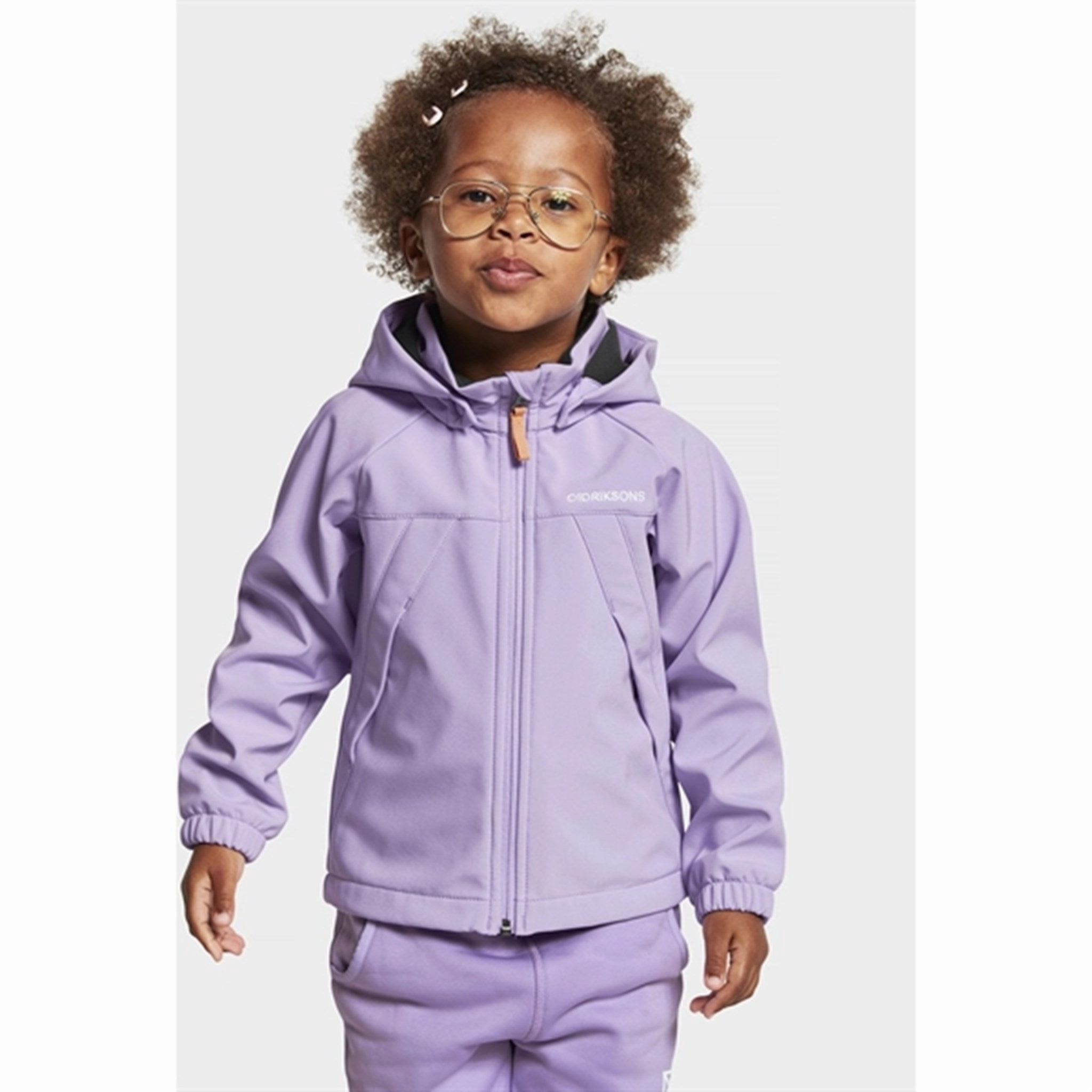 Multi Layer Construction Didriksons Troel Digital Purple Jacket