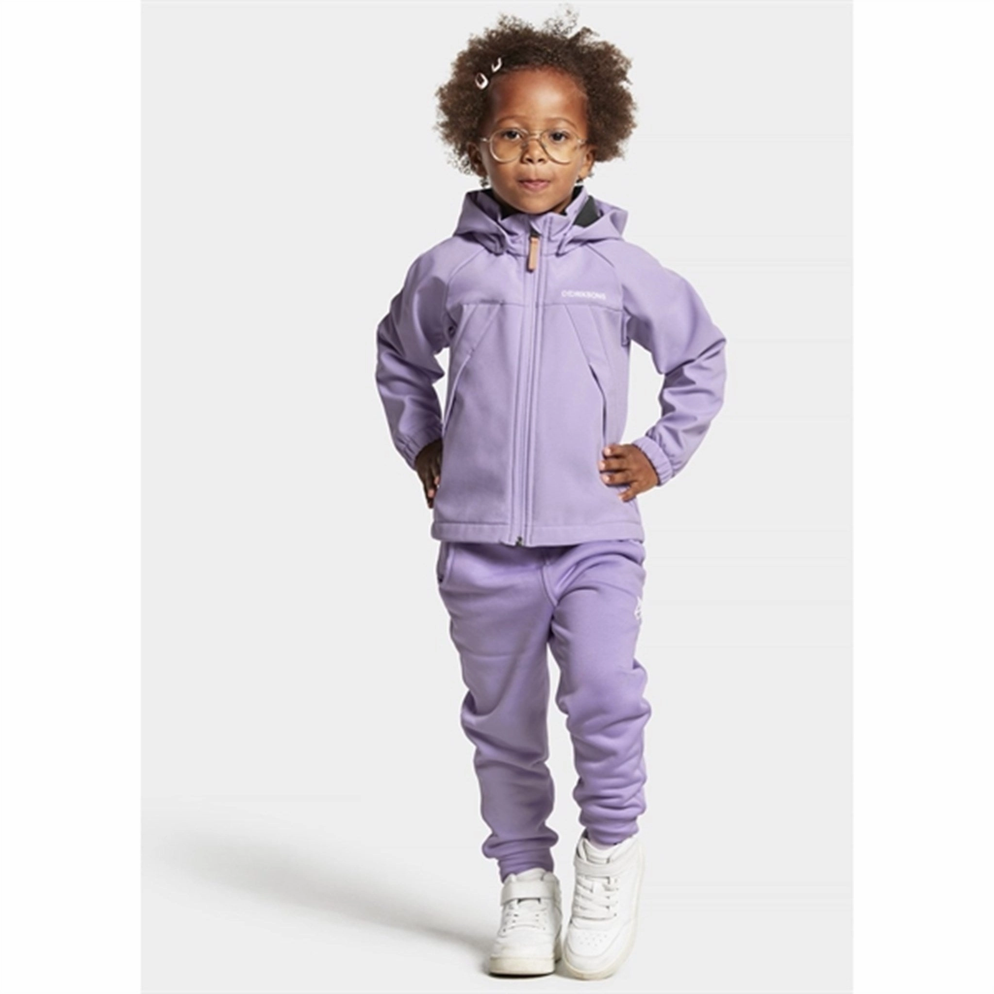 Insulated Padding Didriksons Troel Digital Purple Jacket