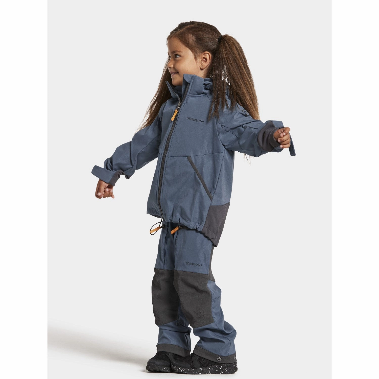 Polished Casual All Purpose Outerwear Didriksons True Blue Stigen Kids Jacket