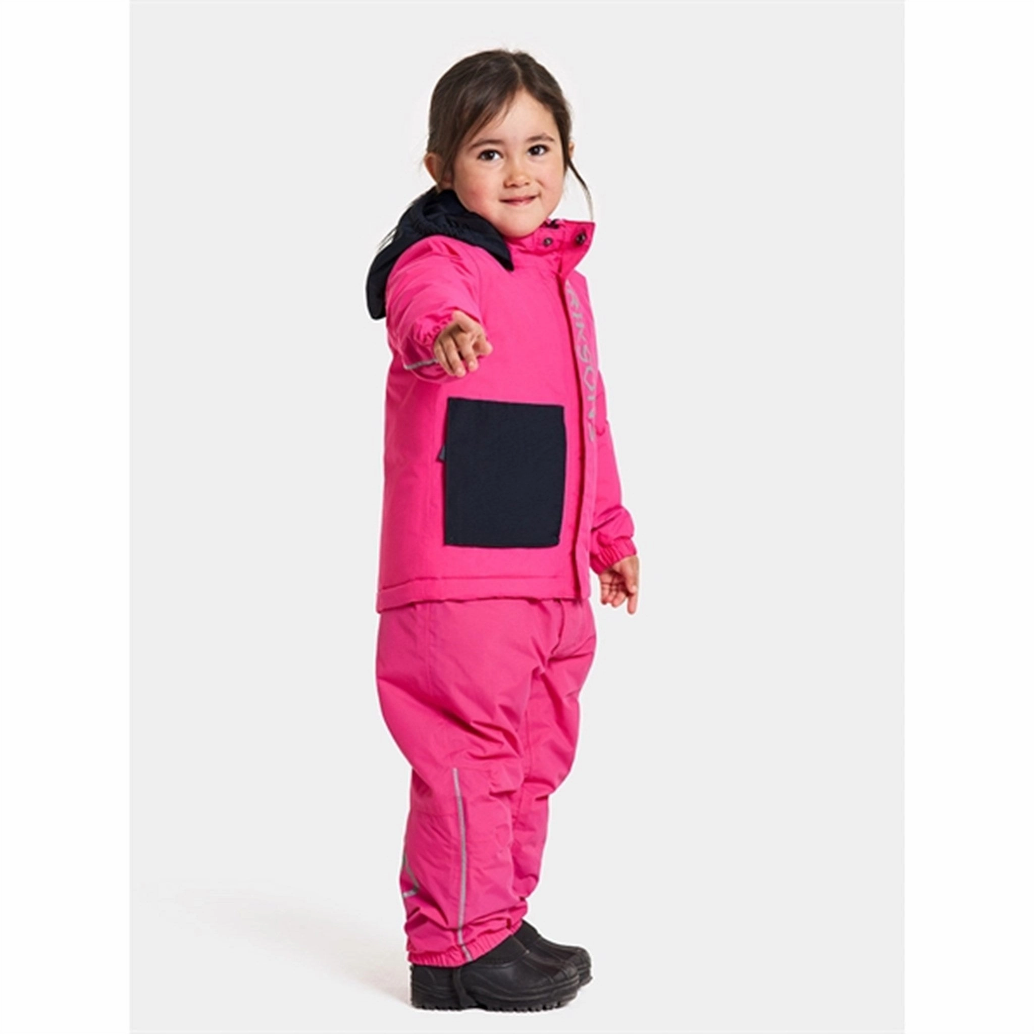 Didriksons True Pink Rio Kids 2 Jacket AirflowVents