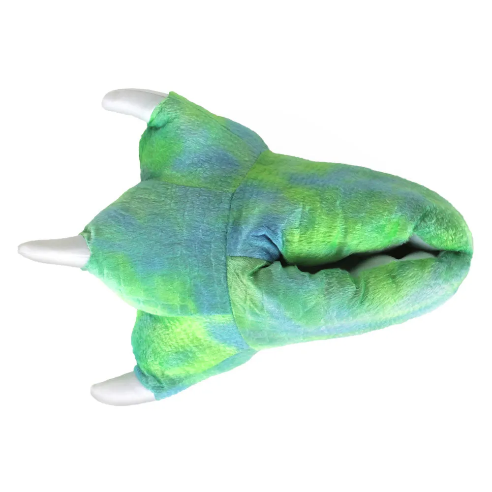 Dinosaur Slippers JulesRoche Plush Novelty Fun Footwear