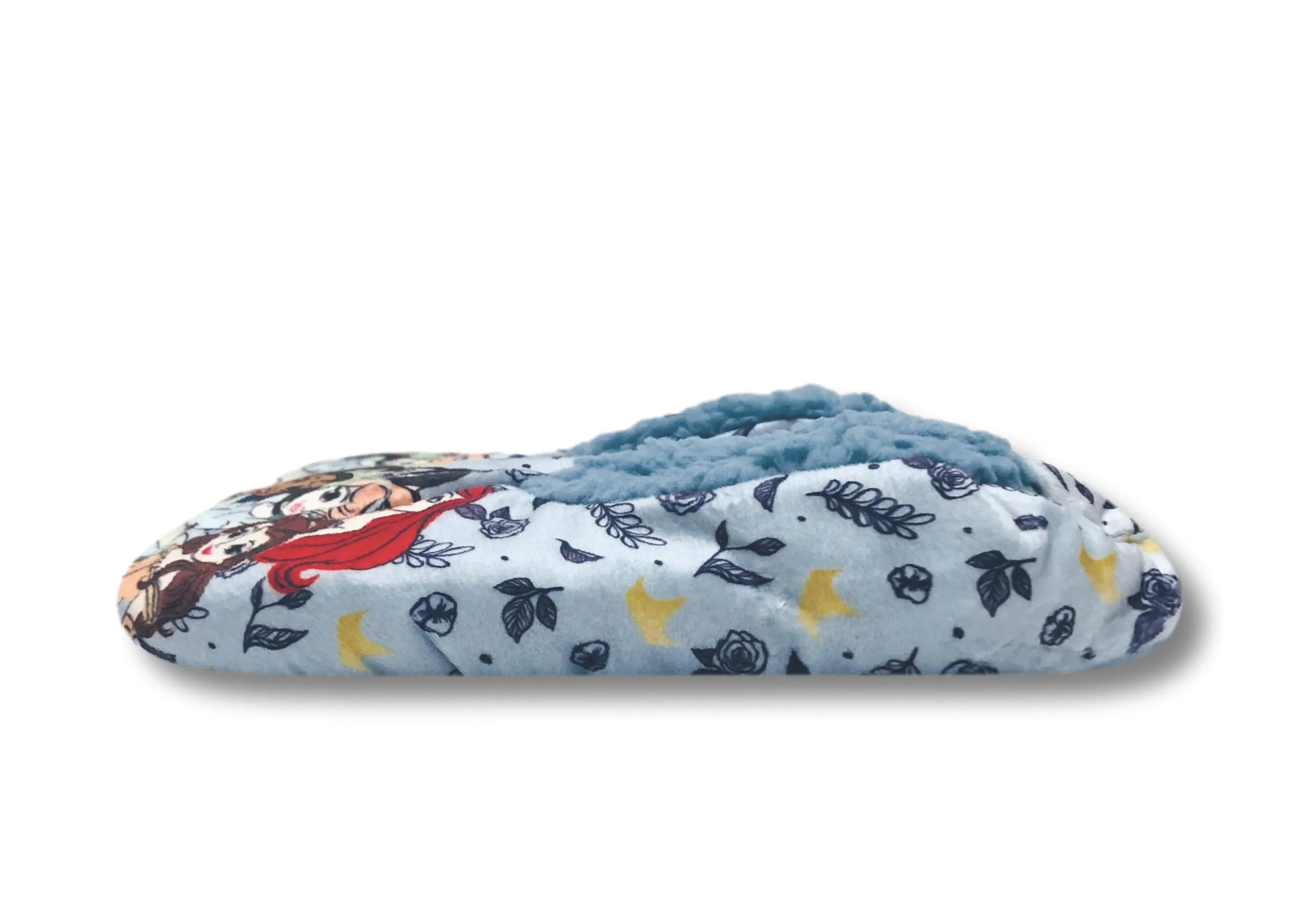 Disney Princess Girls Slippers Fuzzy Slipper Socks for Toddlers and Kids