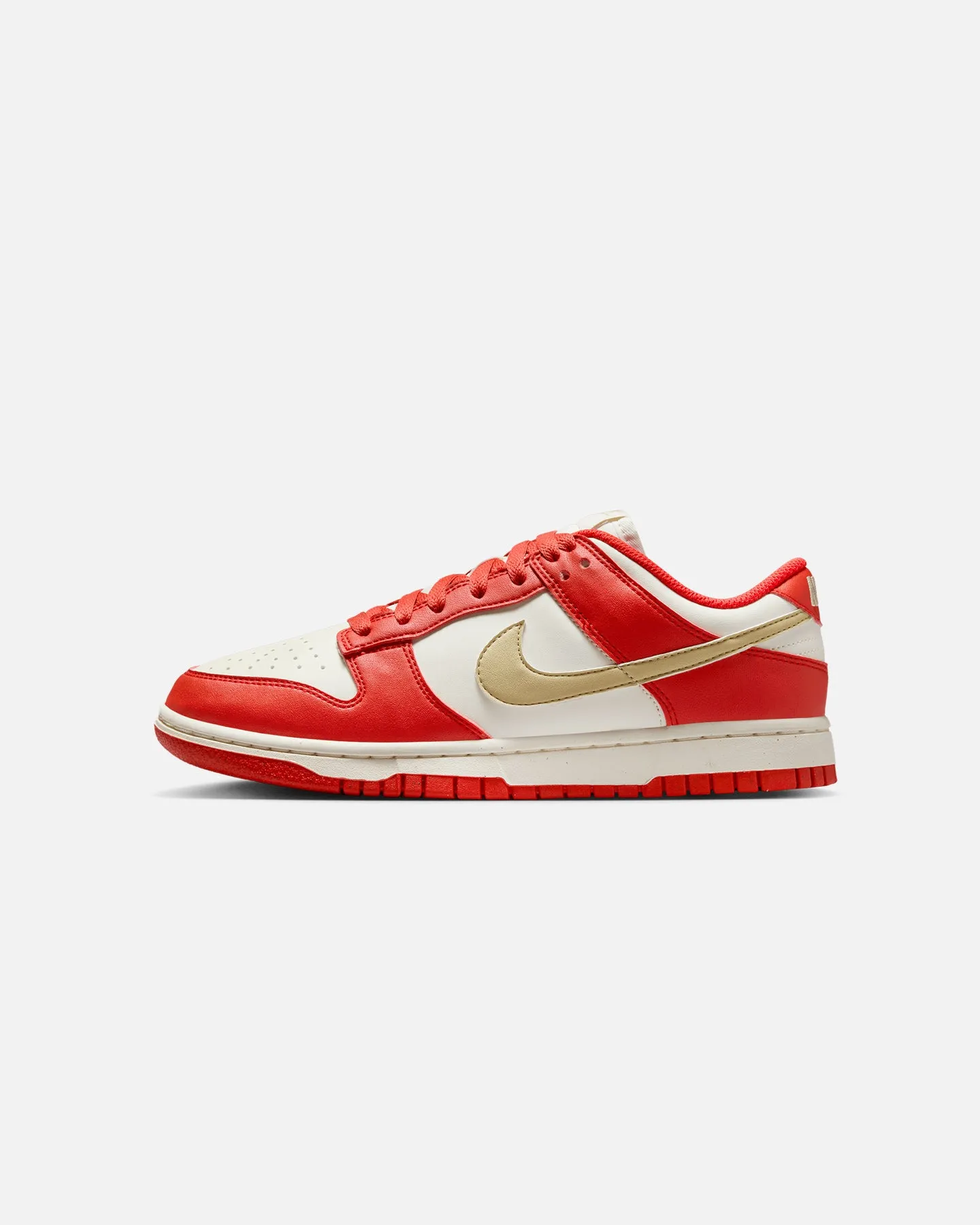 Nike Women's Dunk Low Next Nature "Light Crimson" Lt Crimson/Team Gold-Sail stackable shoes 10K running shoes