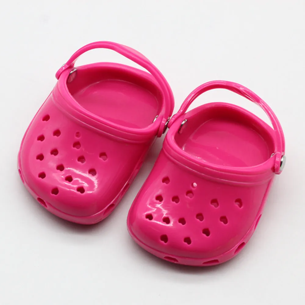 Doll beach slippers | Red | Free Shipping