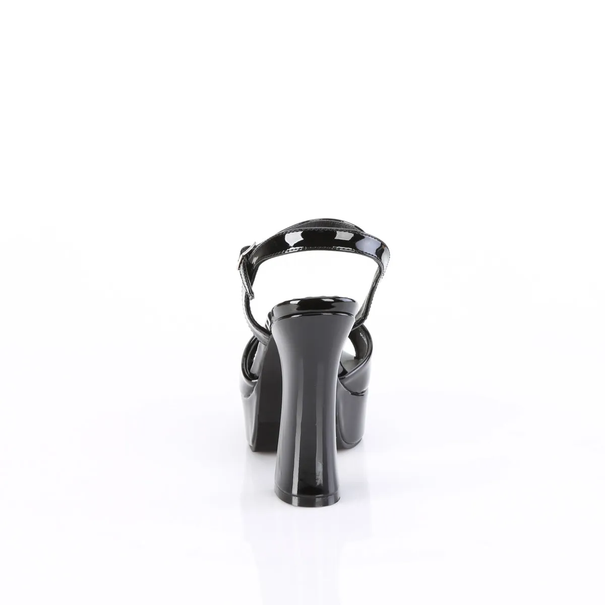 DOLLY-09 DemoniaCult Black Patent Sexy Women's Sandals (Alternative Footwear)