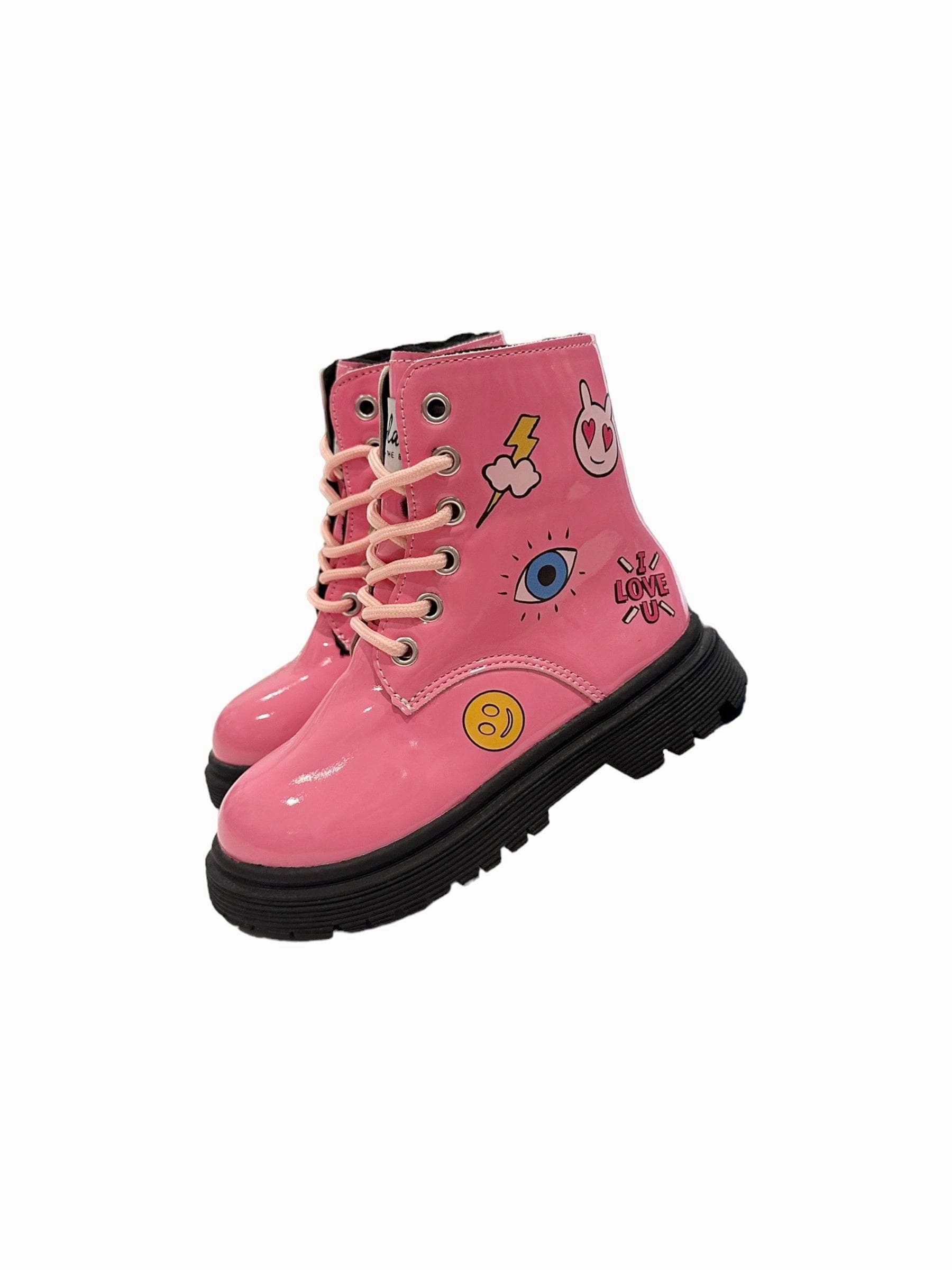 Doodle Combat Boots Motion Cushion