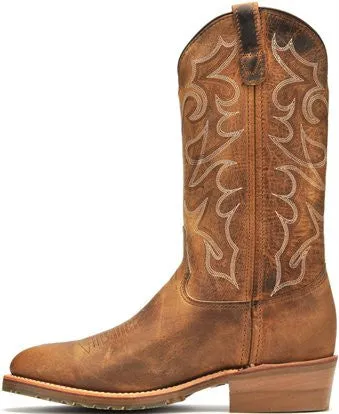 Double H Men's 12" Domestic Gel ICE Work Western Boot - Brown DH1552