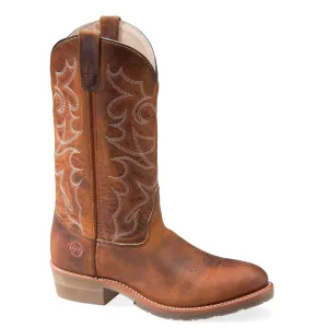 Double H Men's 12" Domestic Gel ICE Work Western Boot - Brown DH1552